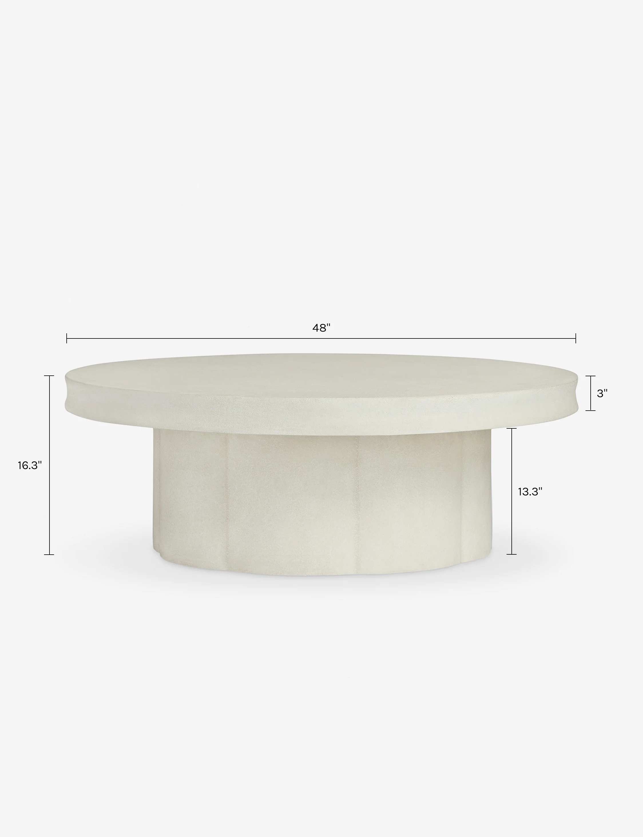 Apel Indoor / Outdoor Round Coffee Table - Image 7