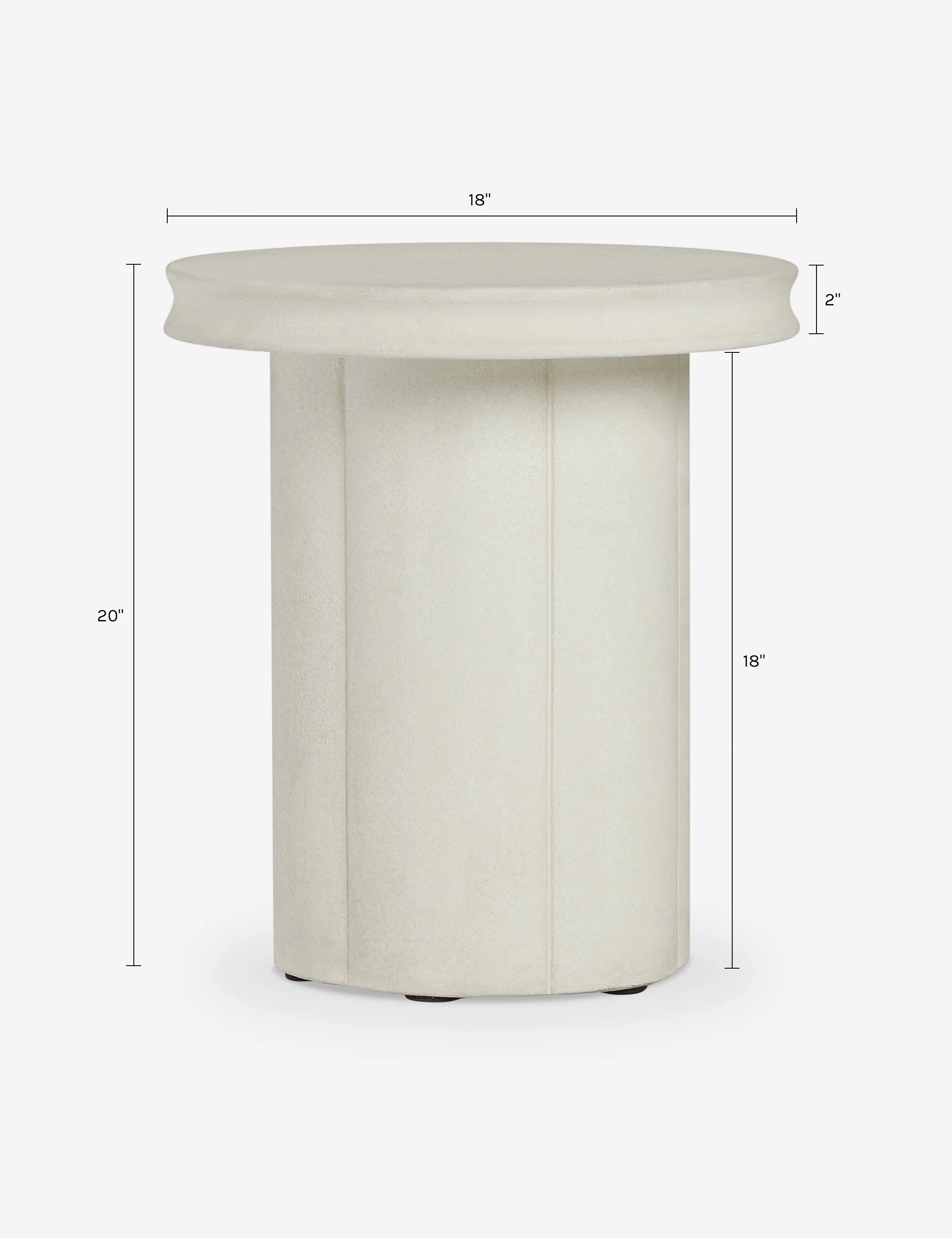 Apel Indoor / Outdoor Round Side Table - Image 5