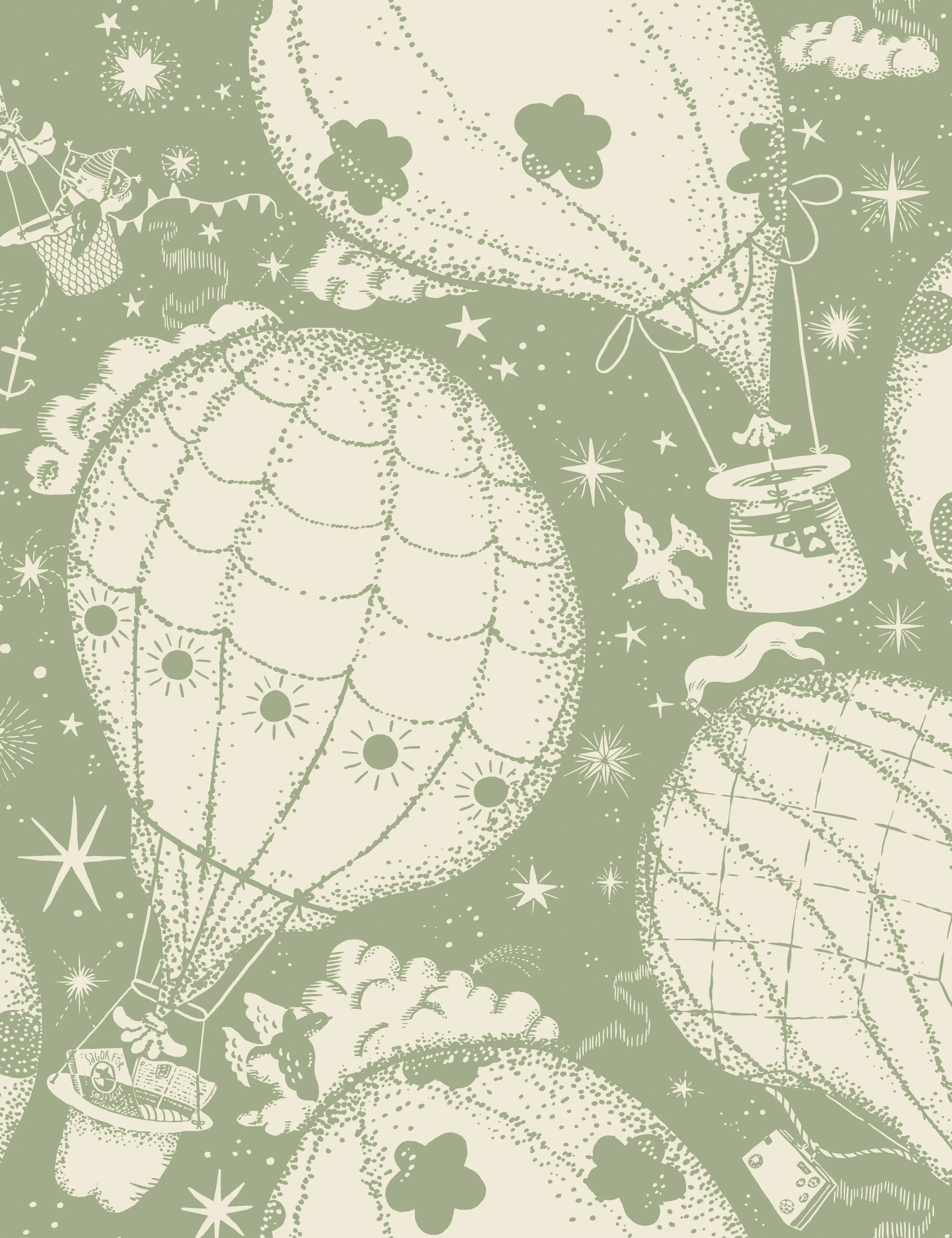 Ballongerna Wallpaper by Lina Schnaufer - Image 12
