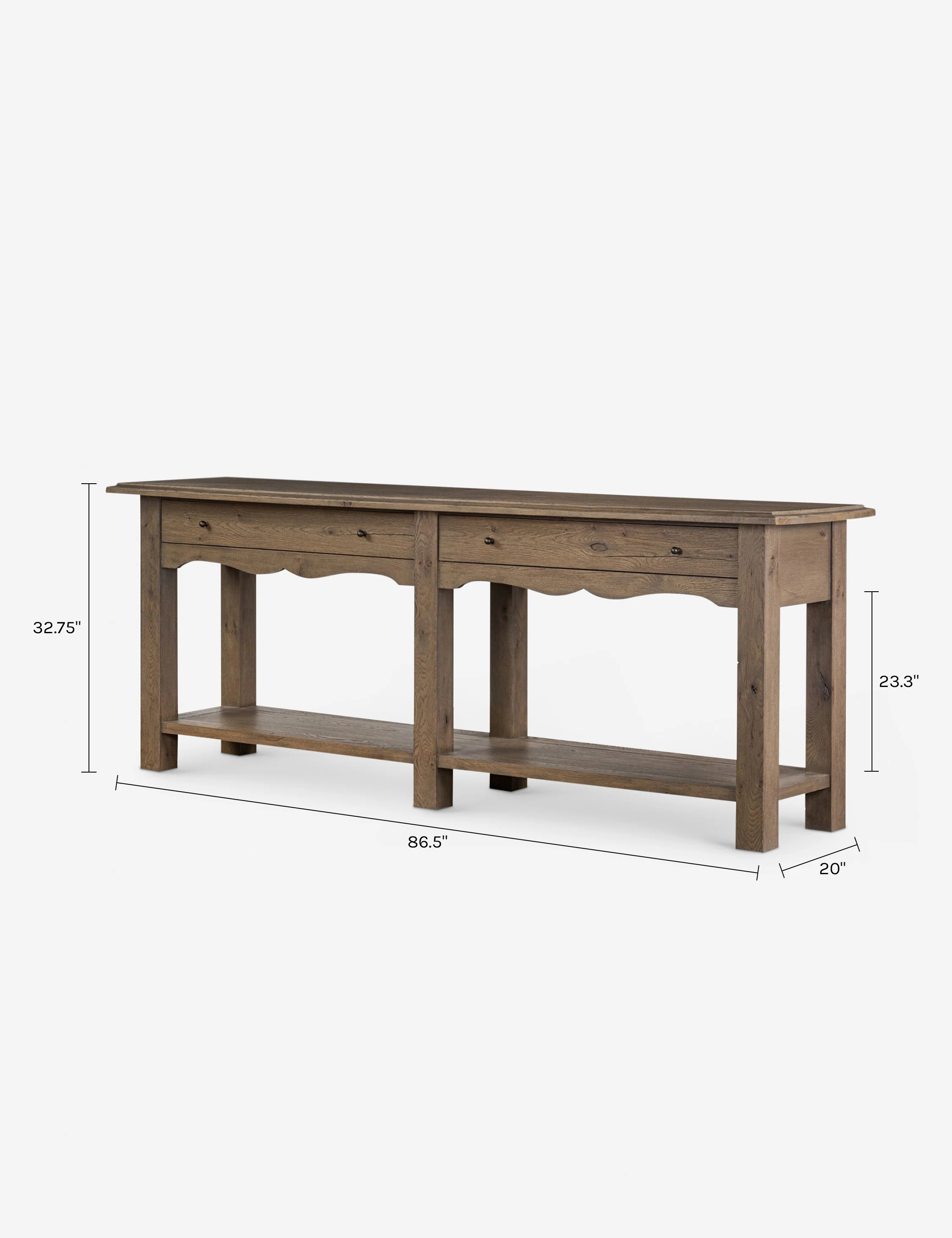 Bayla Console Table by Amber Lewis x Four Hands - Image 9