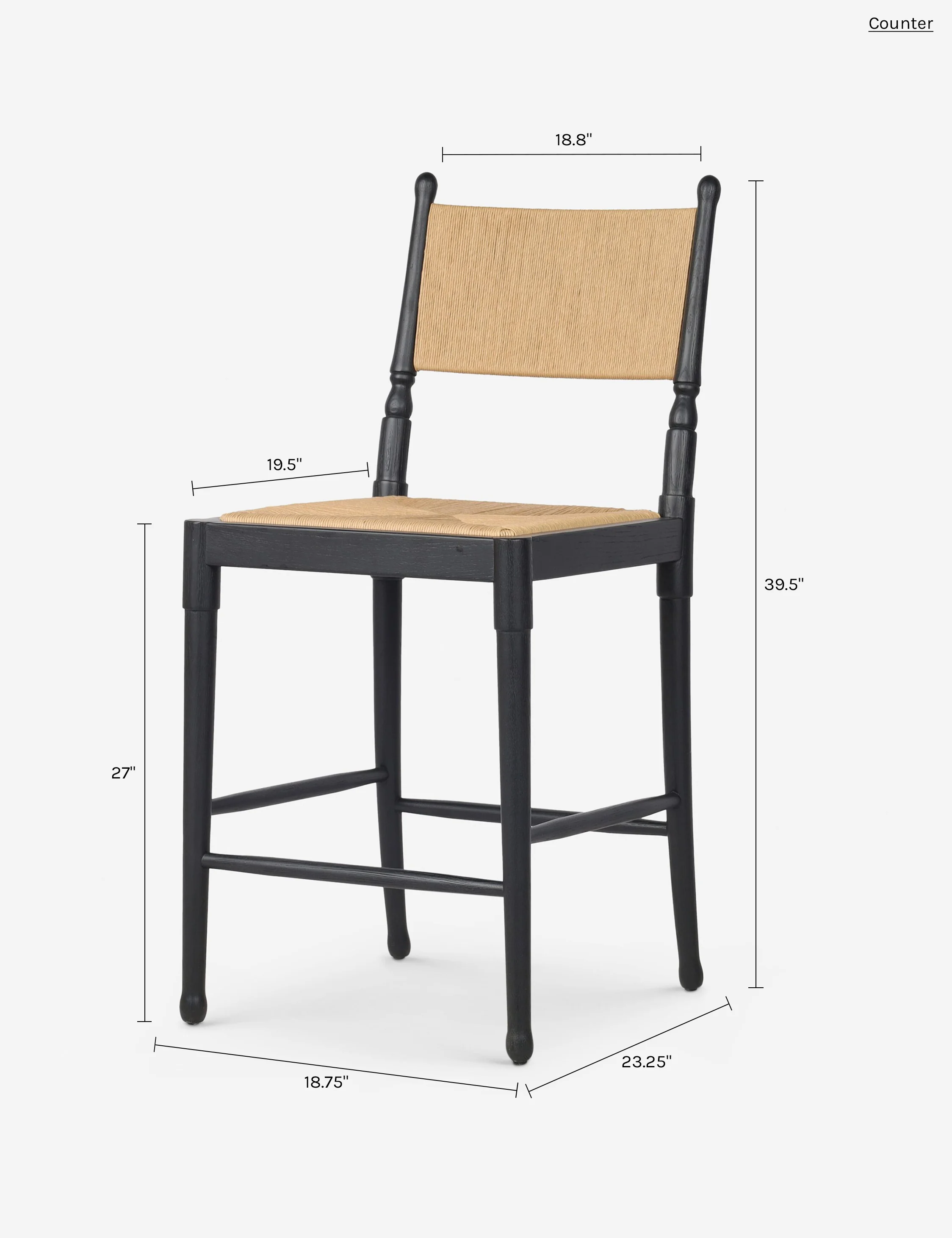 Bella Bar and Counter Stool by Amber Lewis x Four Hands - Image 25