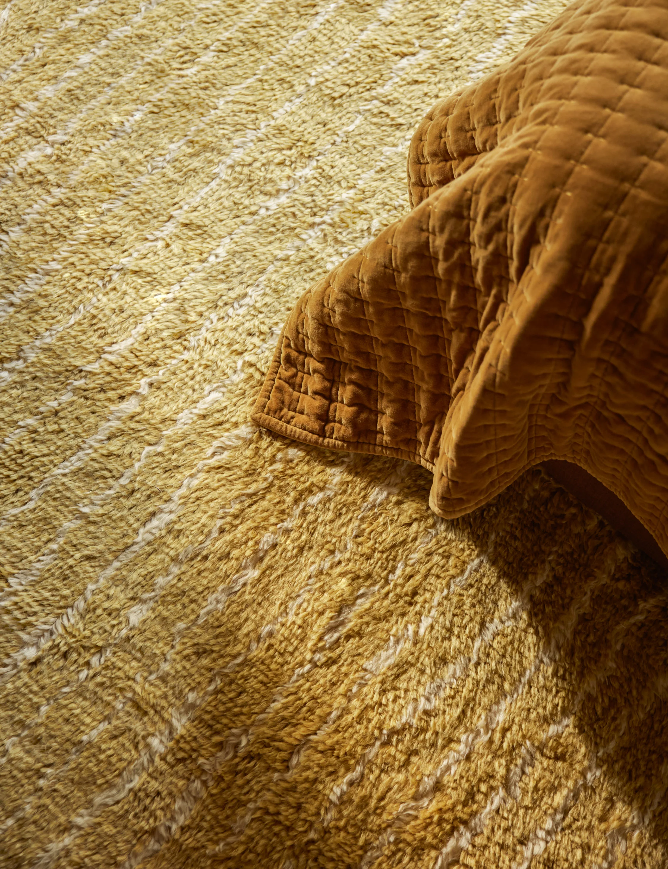 Bhari Hand-Knotted Wool Shag Rug - Image 3