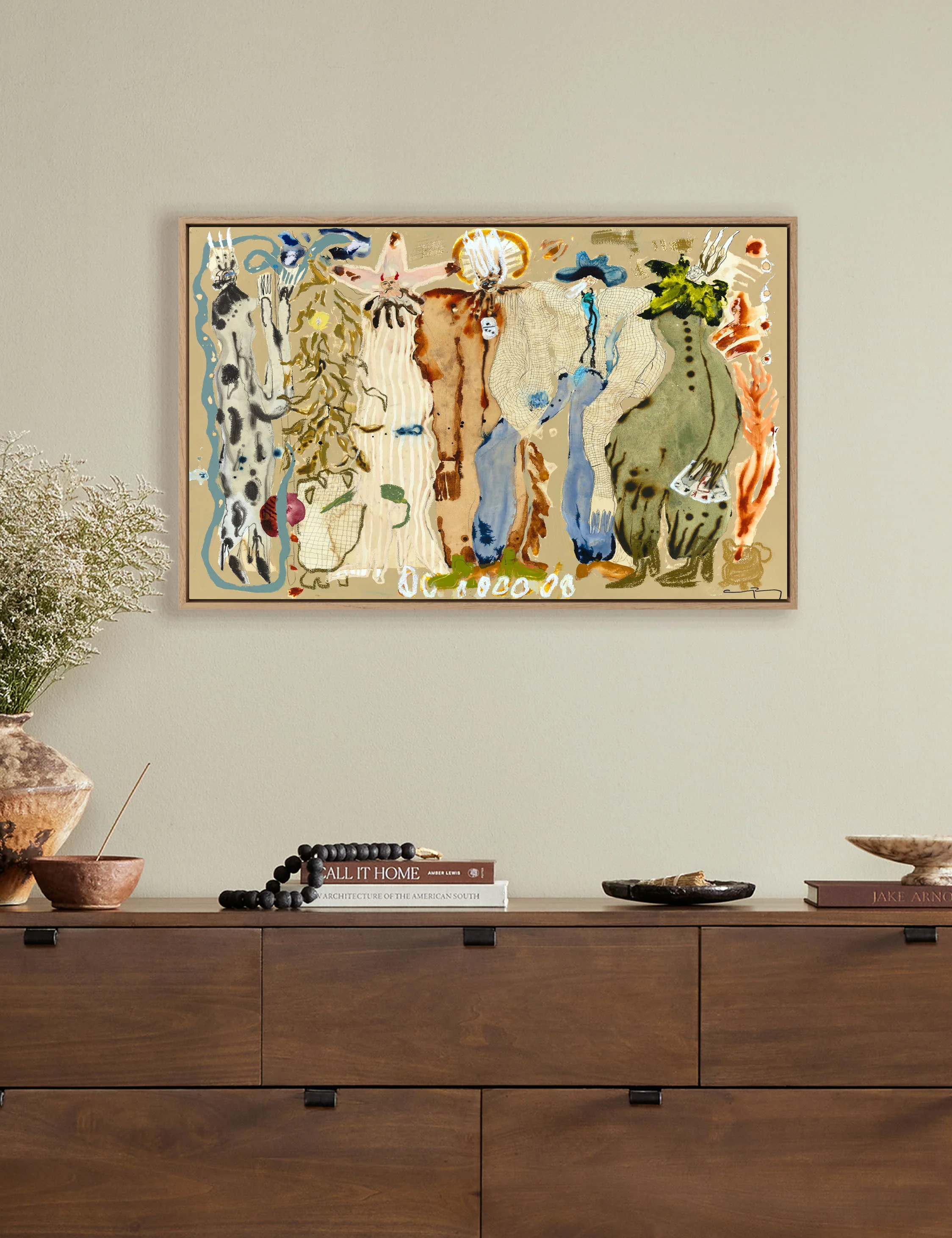 Blue Eyed Snake Woman Wall Art by Caroline Pinney - Image 11