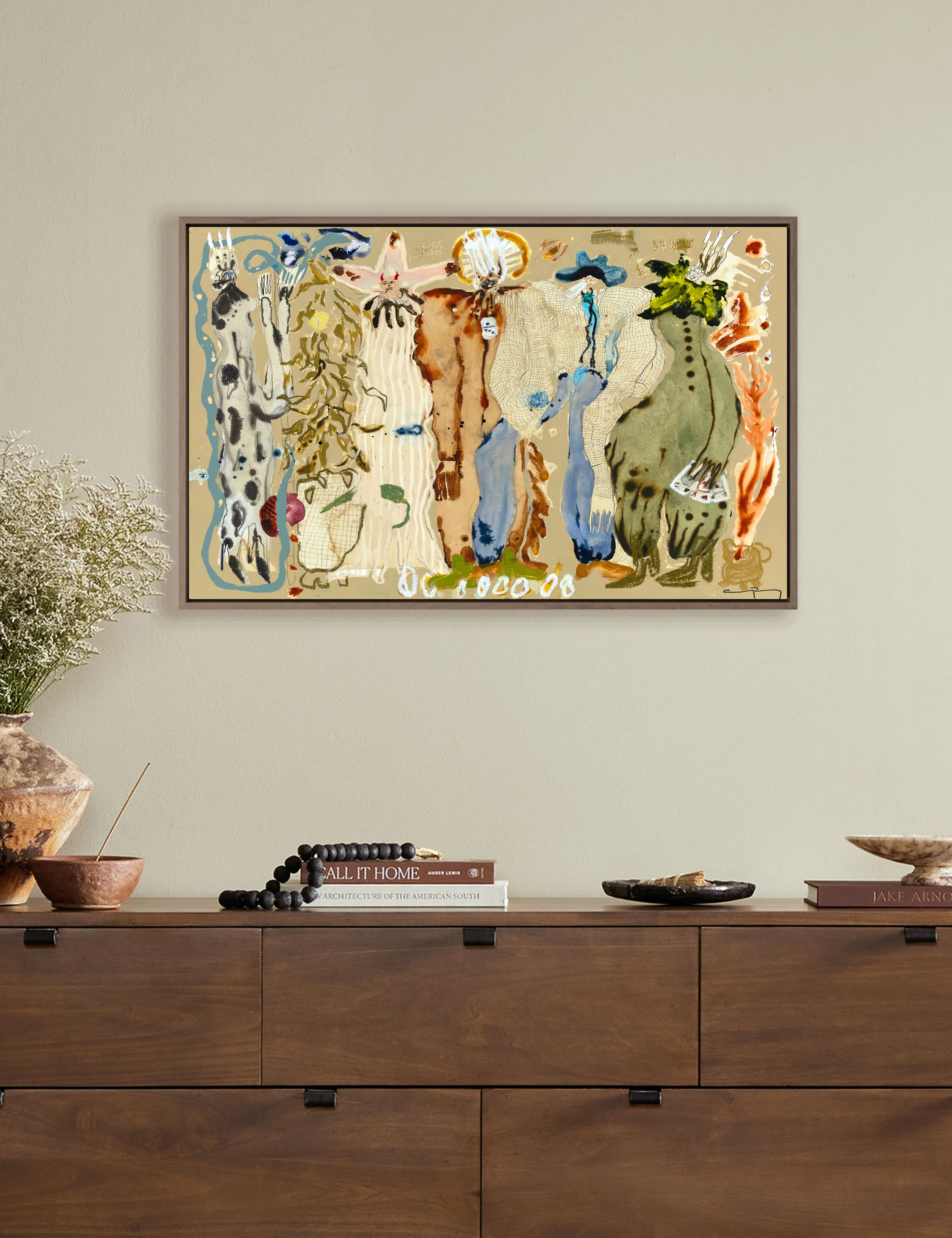 Blue Eyed Snake Woman Wall Art by Caroline Pinney - Image 14