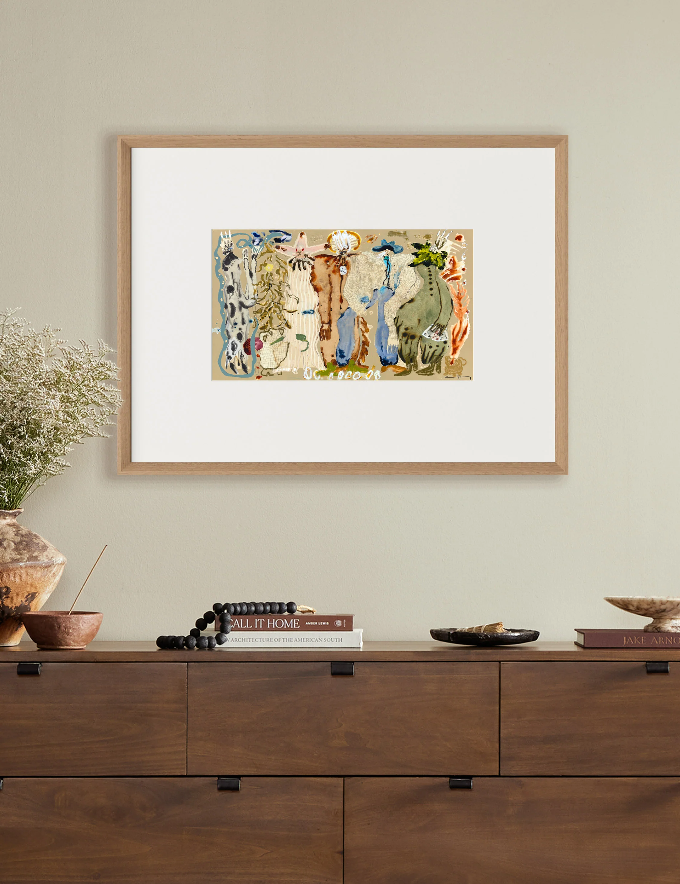 Blue Eyed Snake Woman Wall Art by Caroline Pinney - Image 4