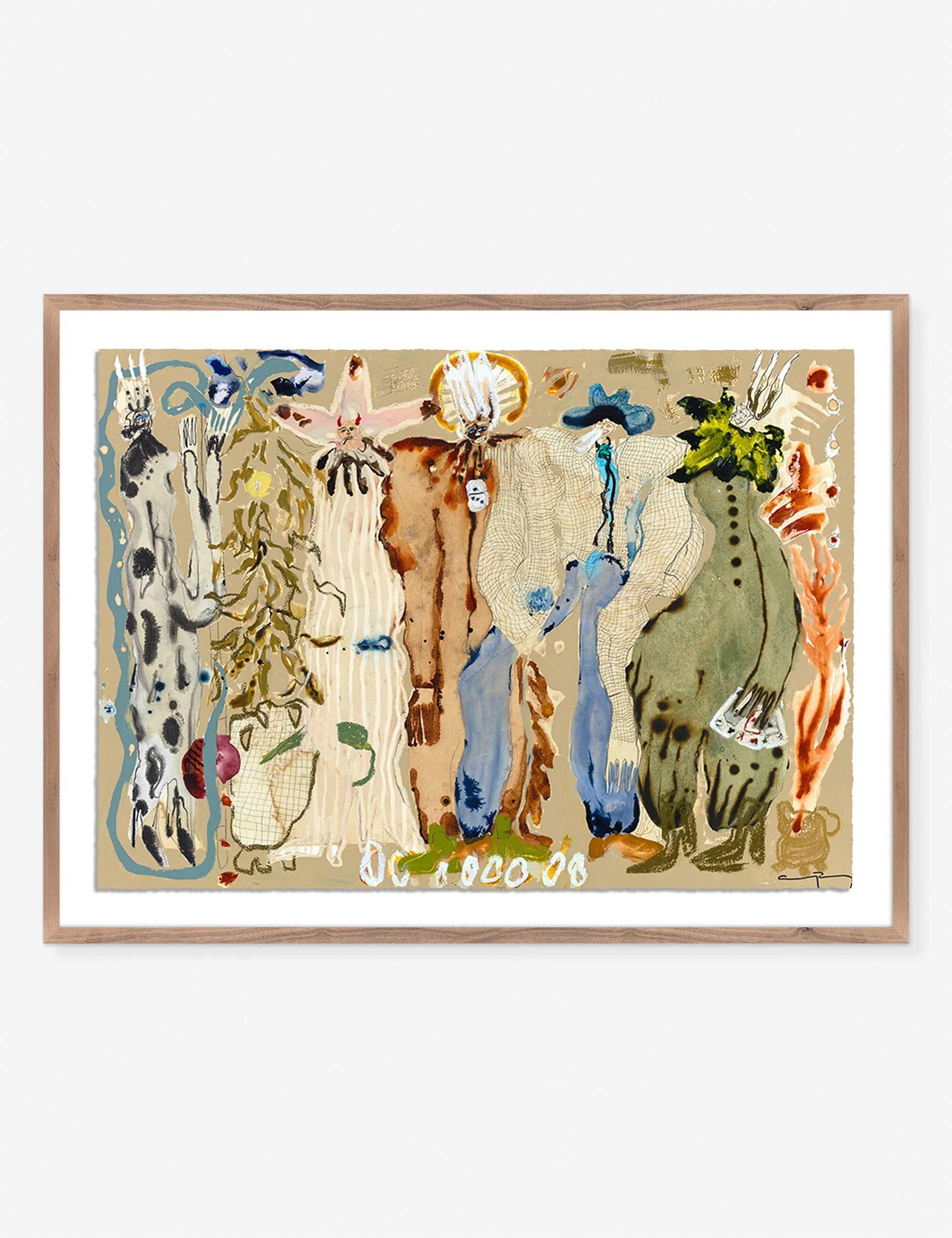 Blue Eyed Snake Woman Wall Art by Caroline Pinney - Image 6