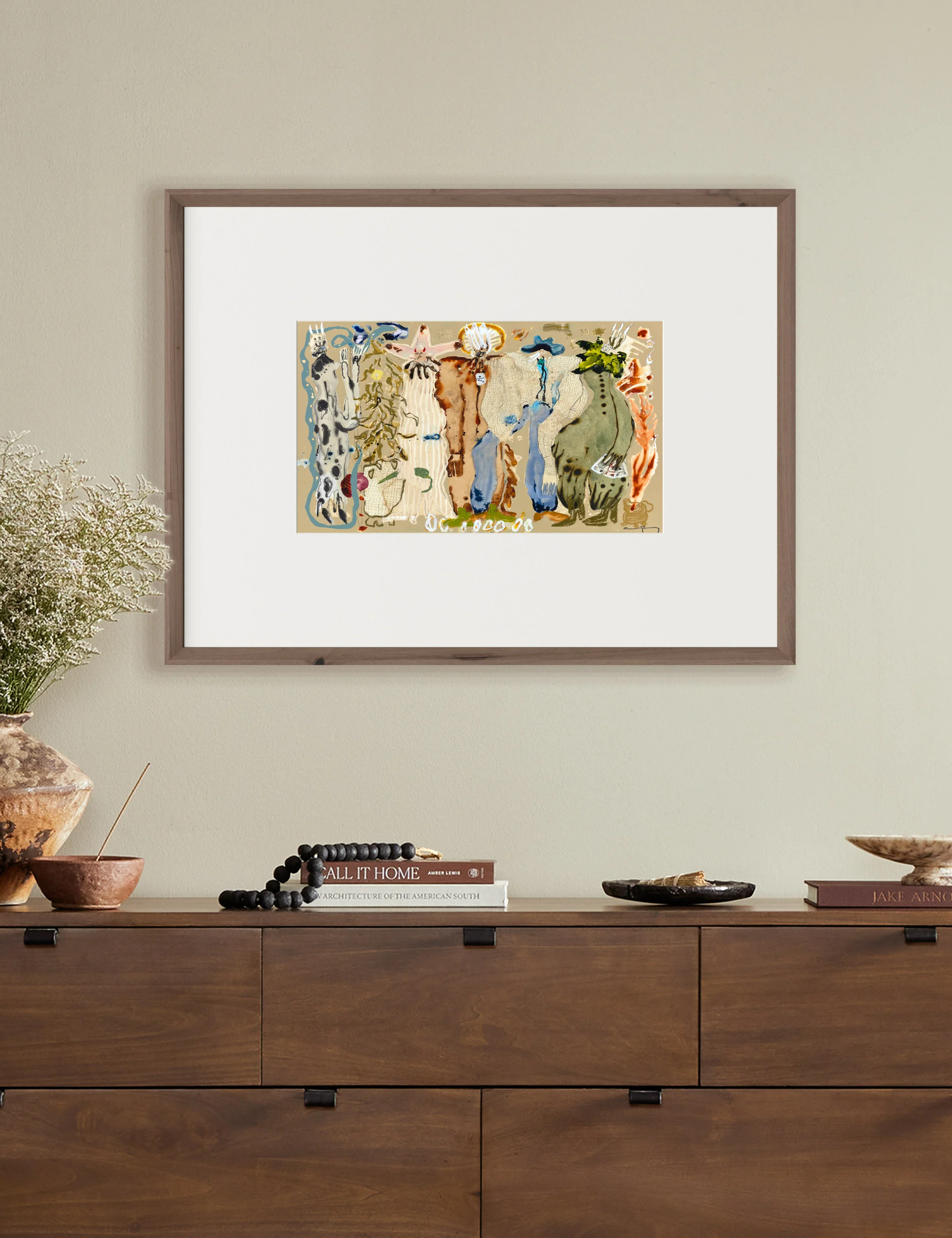 Blue Eyed Snake Woman Wall Art by Caroline Pinney - Image 8