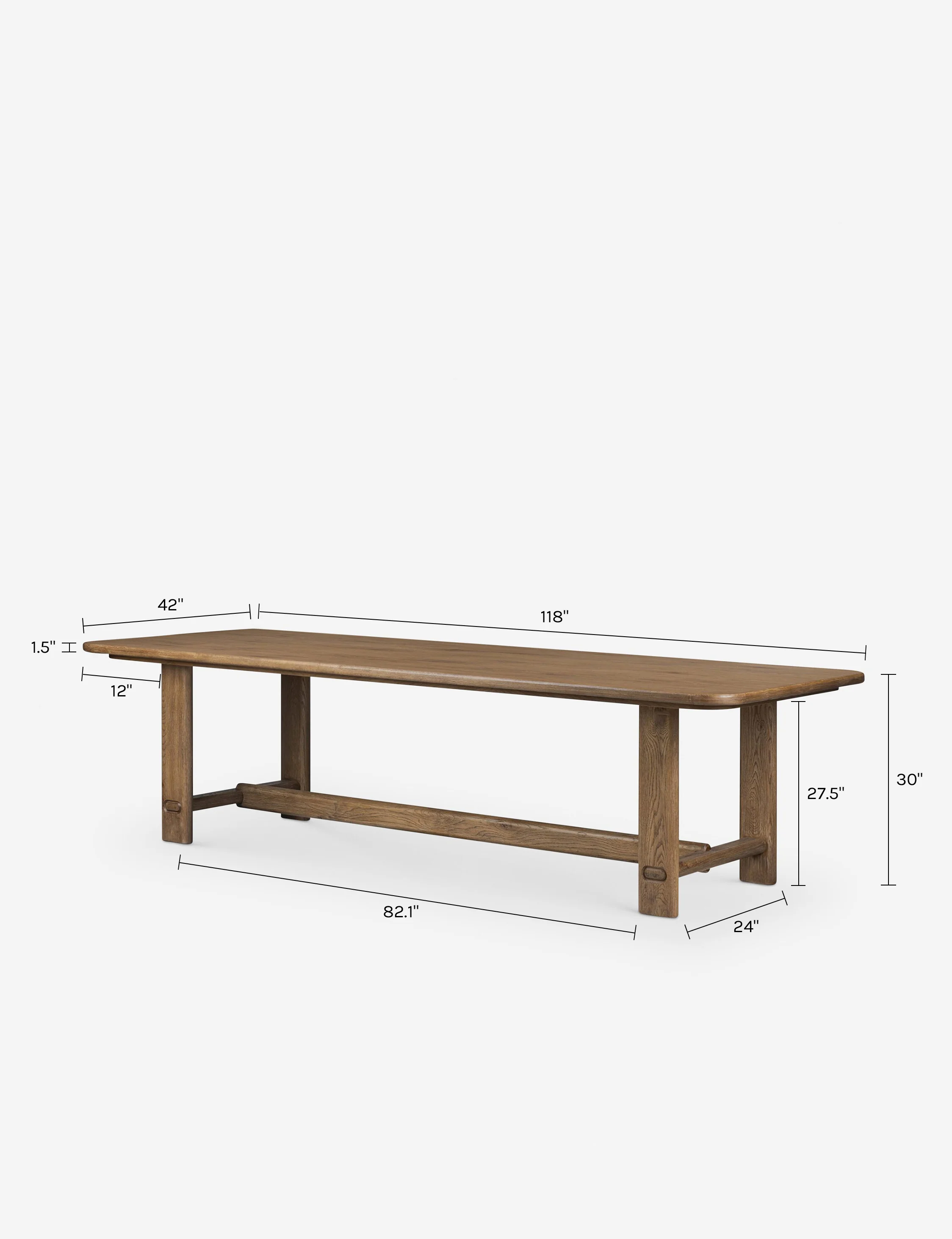 Bramwell Dining Table by Amber Lewis x Four Hands - Image 9