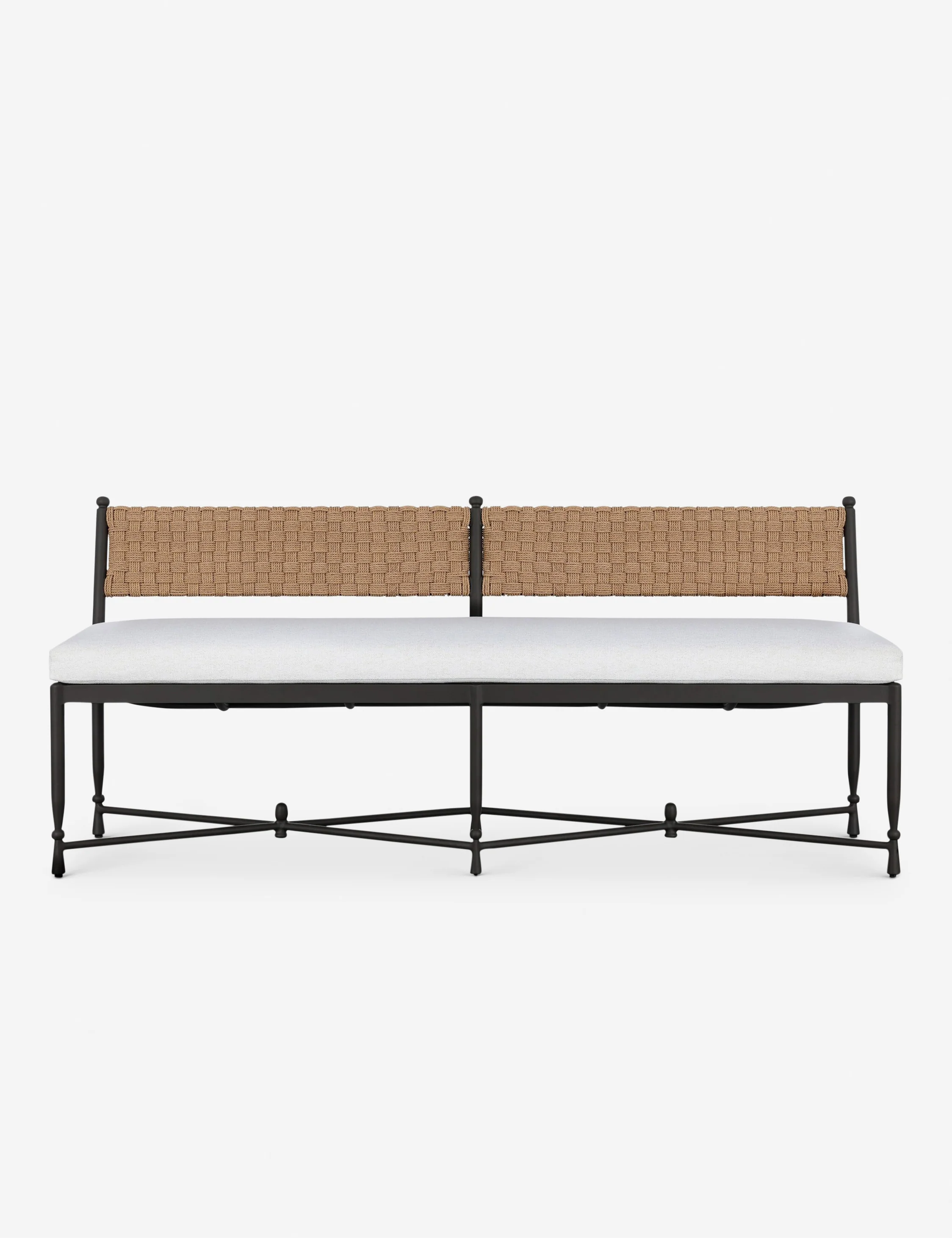 Breton Outdoor Bench by Amber Lewis x Four Hands - Image 2