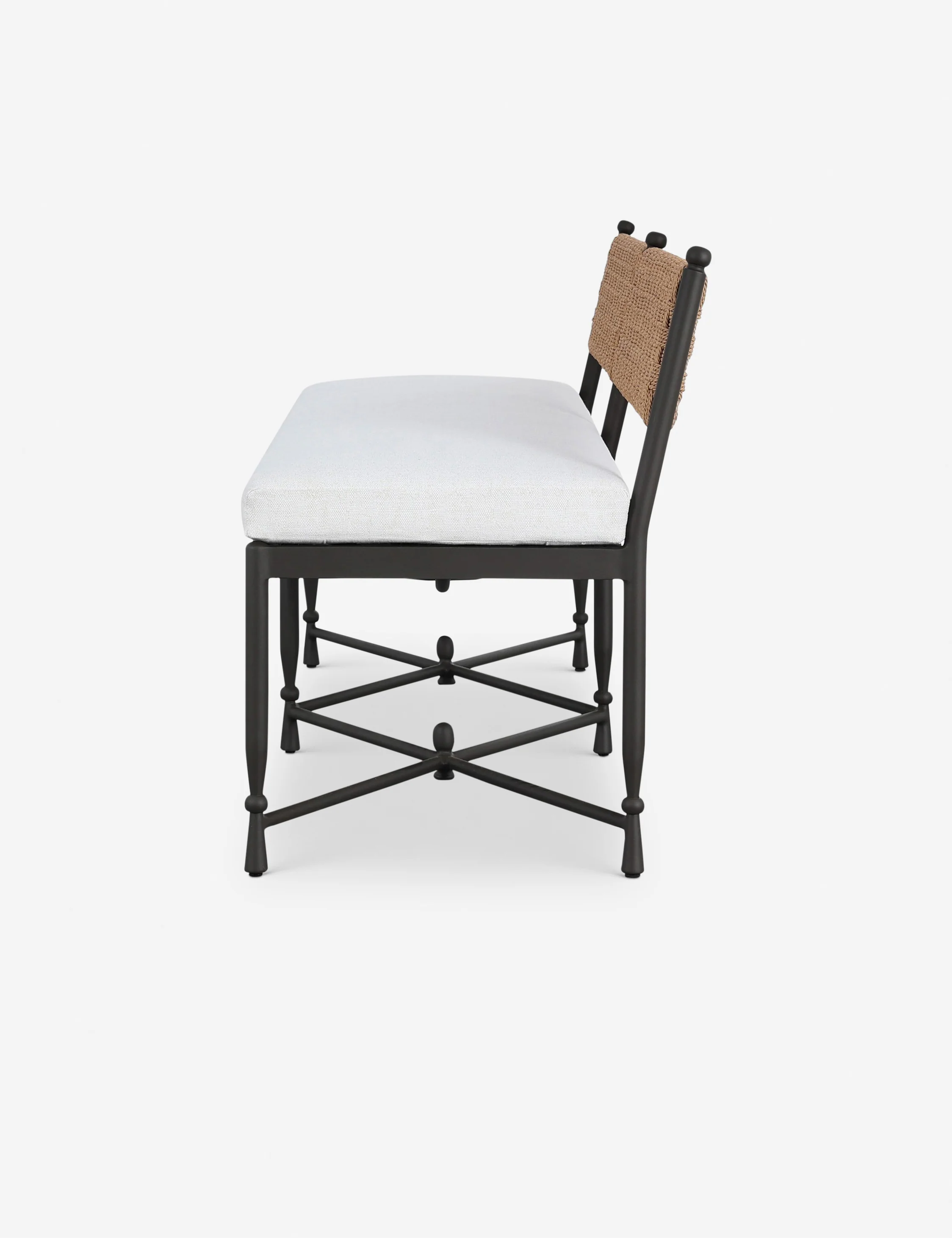 Breton Outdoor Bench by Amber Lewis x Four Hands - Image 3