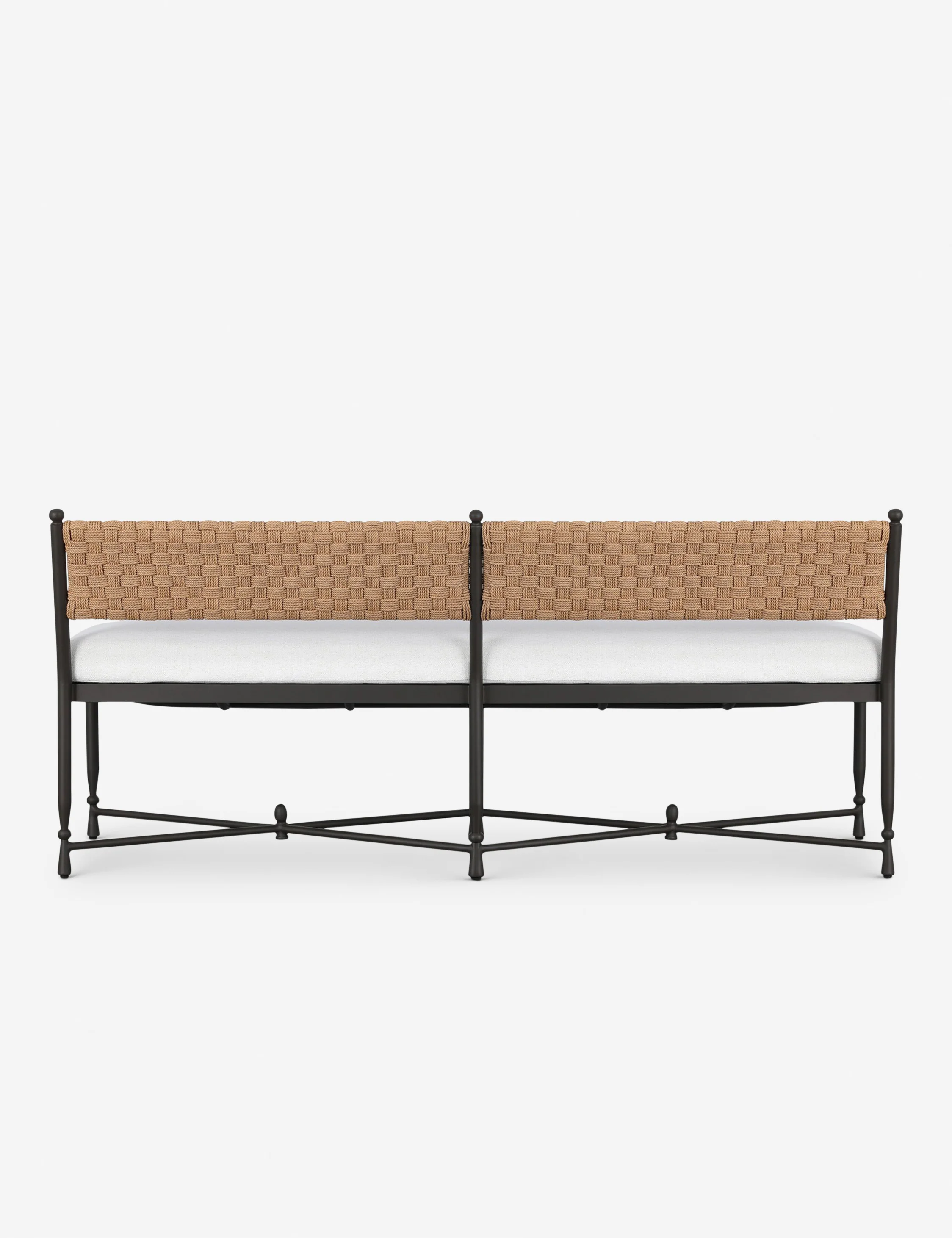 Breton Outdoor Bench by Amber Lewis x Four Hands - Image 4