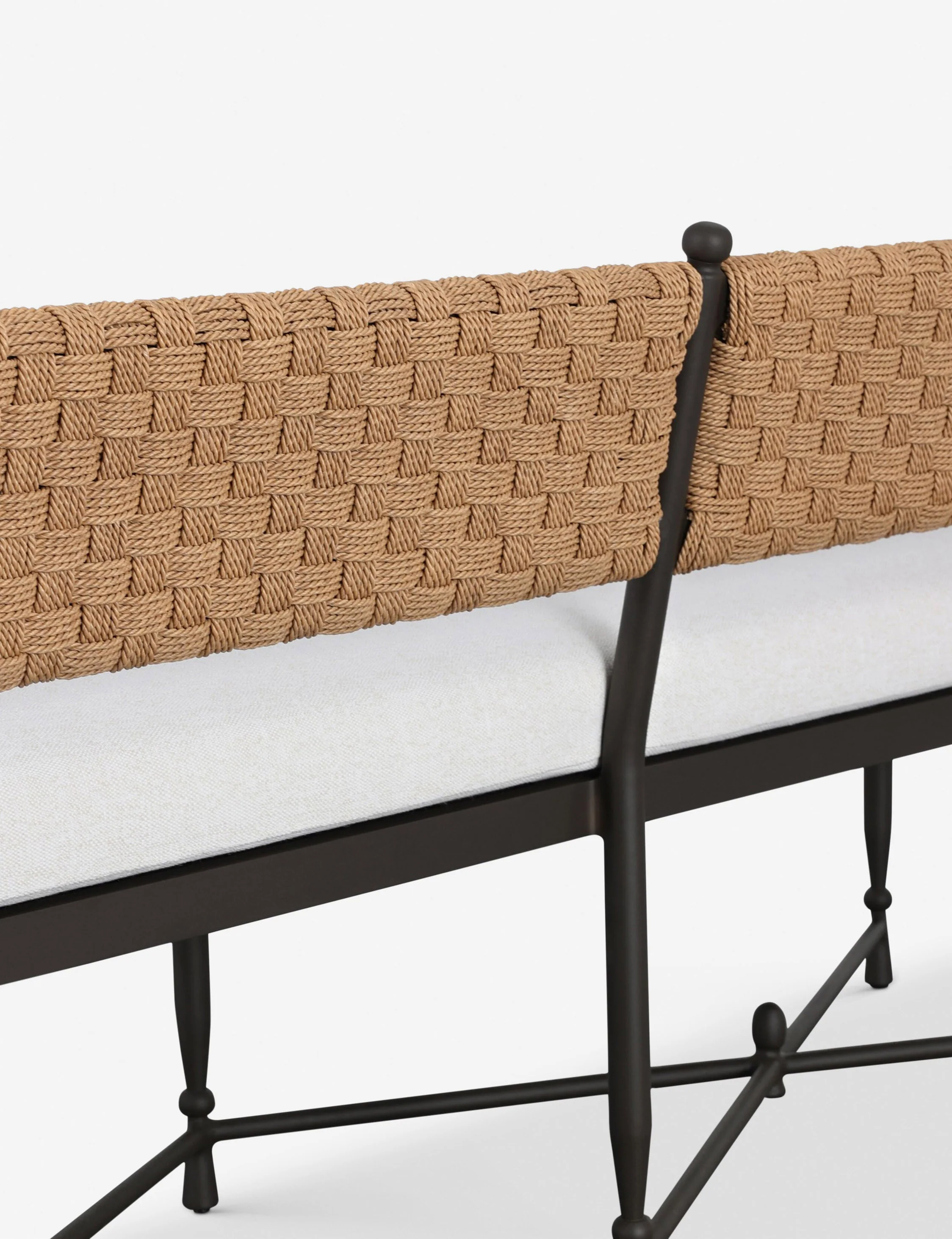 Breton Outdoor Bench by Amber Lewis x Four Hands - Image 5