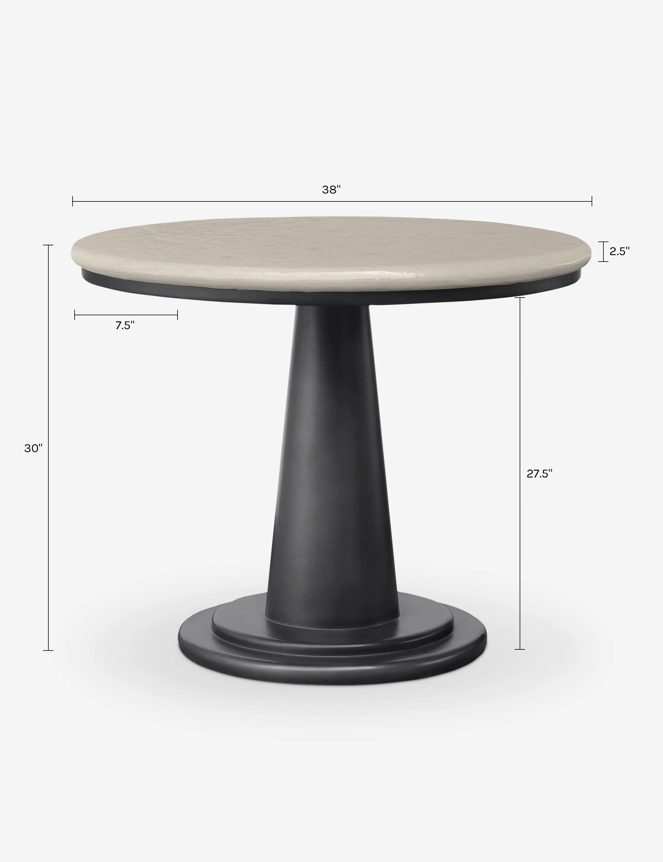 Brio Round Outdoor Dining Table - Image 5
