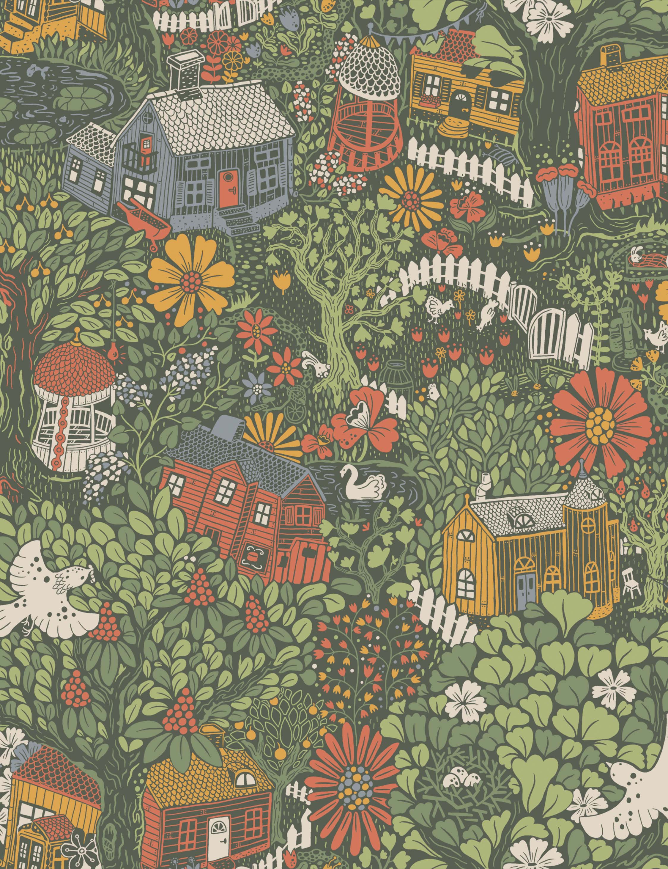 Bygga Bo Wallpaper by Lina Schnaufer - Image 6