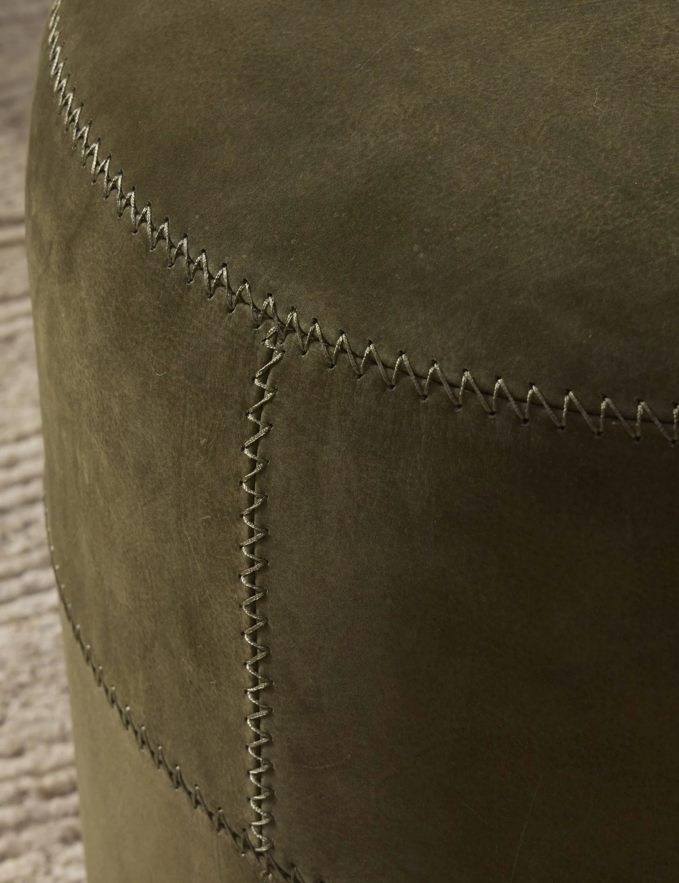 Camino Round Ottoman by Amber Lewis x Four Hands - Image 3