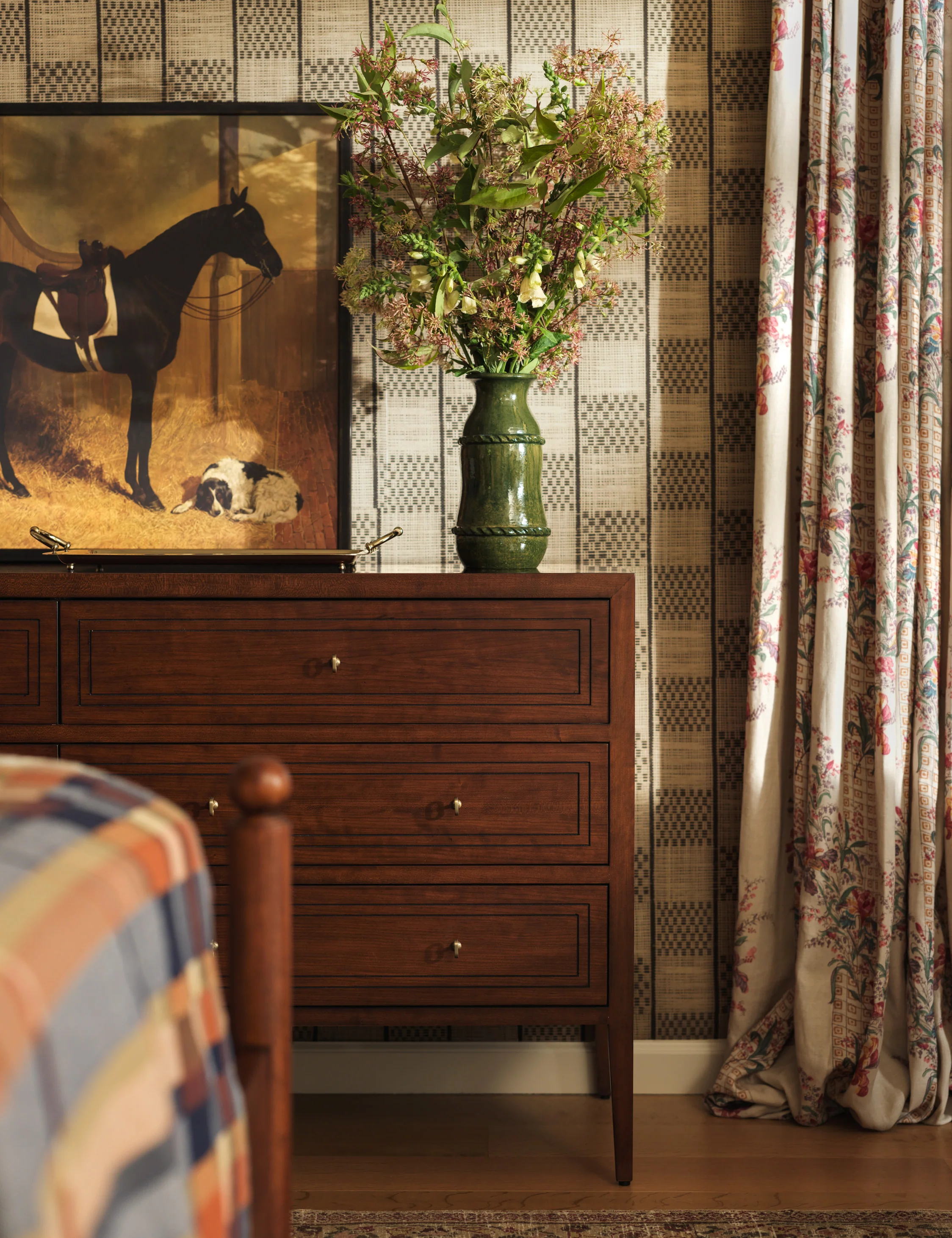 Campden Pleated Linen Curtain Panel by Heidi Caillier - Image 4