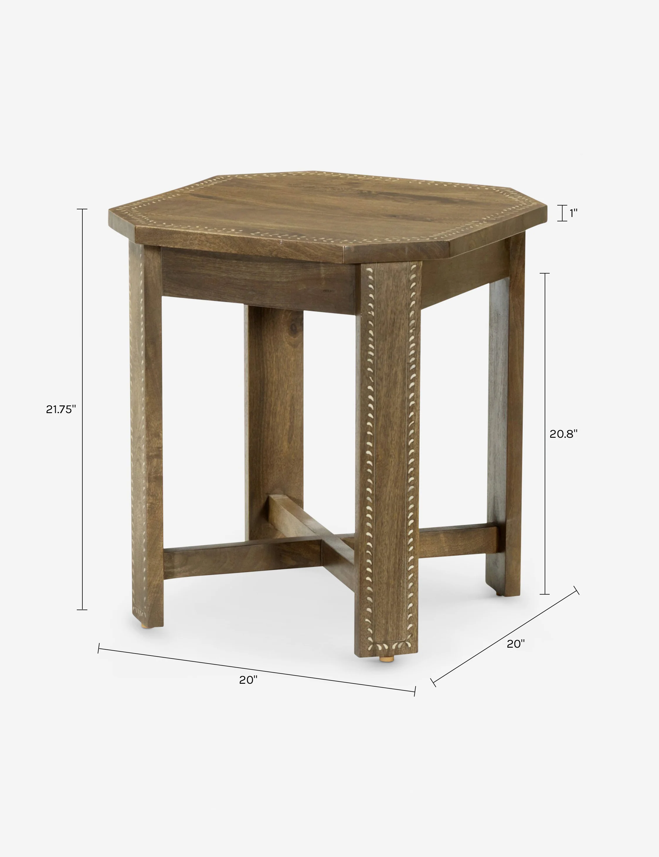 Cantu Side Table by Amber Lewis x Four Hands - Image 6