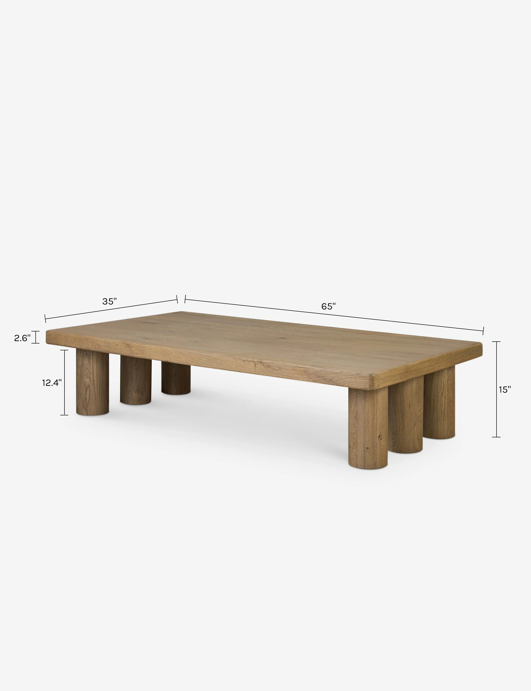 Carrigan Coffee Table by Amber Lewis x Four Hands - Image 6