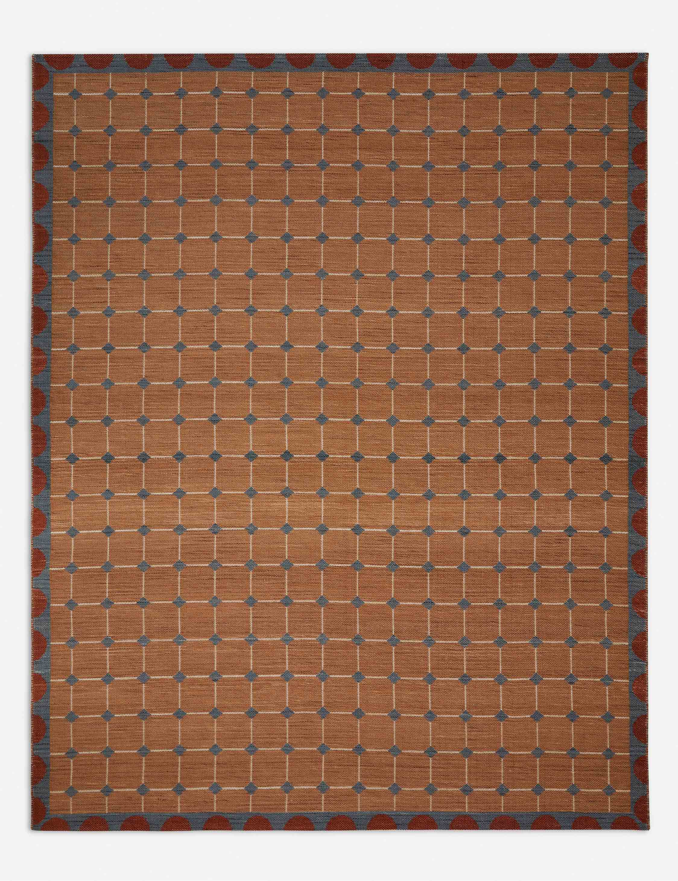 Crawford Indoor / Outdoor Rug Swatch, Cobalt - Image 4