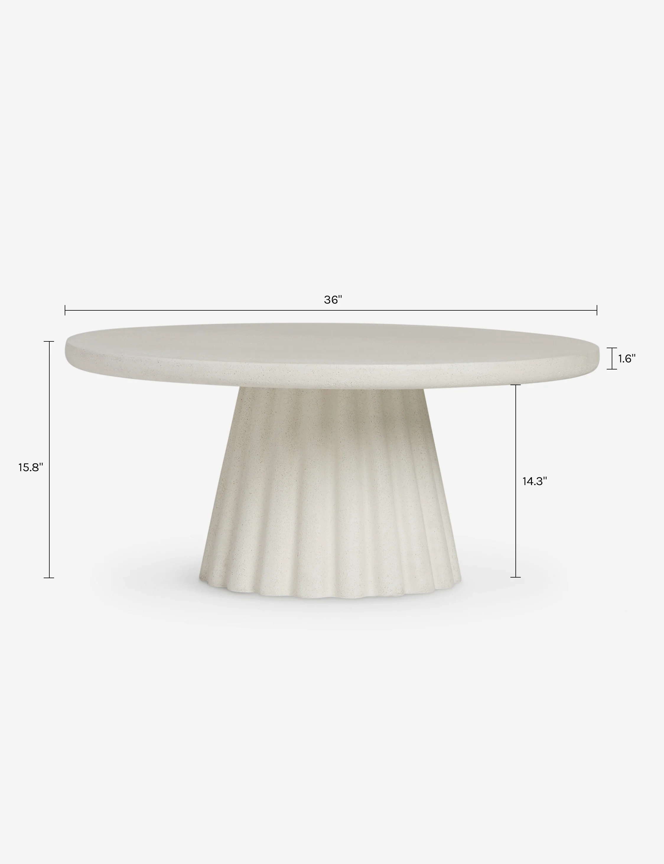Lazenby Indoor / Outdoor Round Coffee Table - Image 6