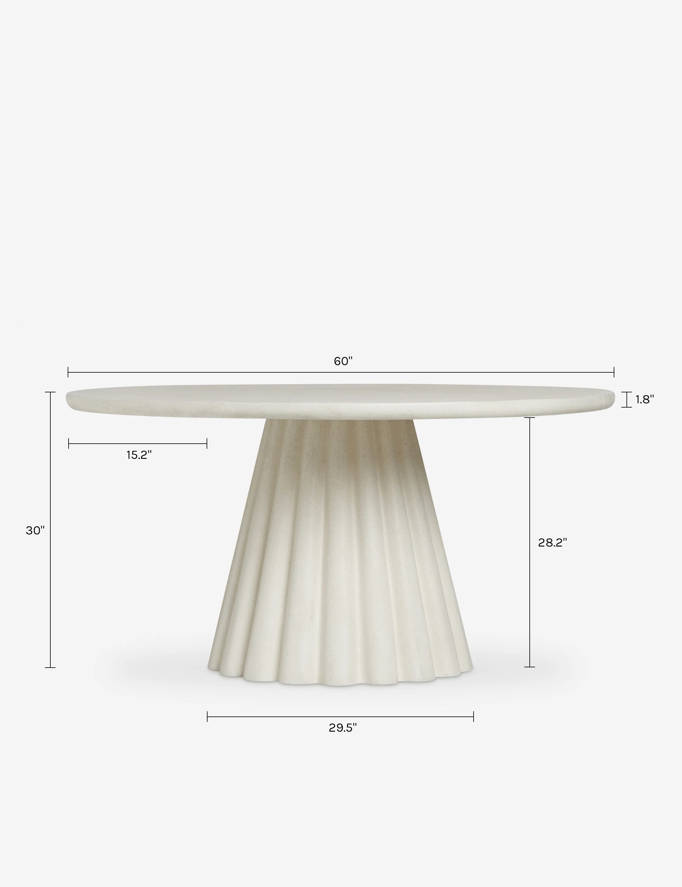 Lazenby Indoor / Outdoor Round Dining Table - Image 7