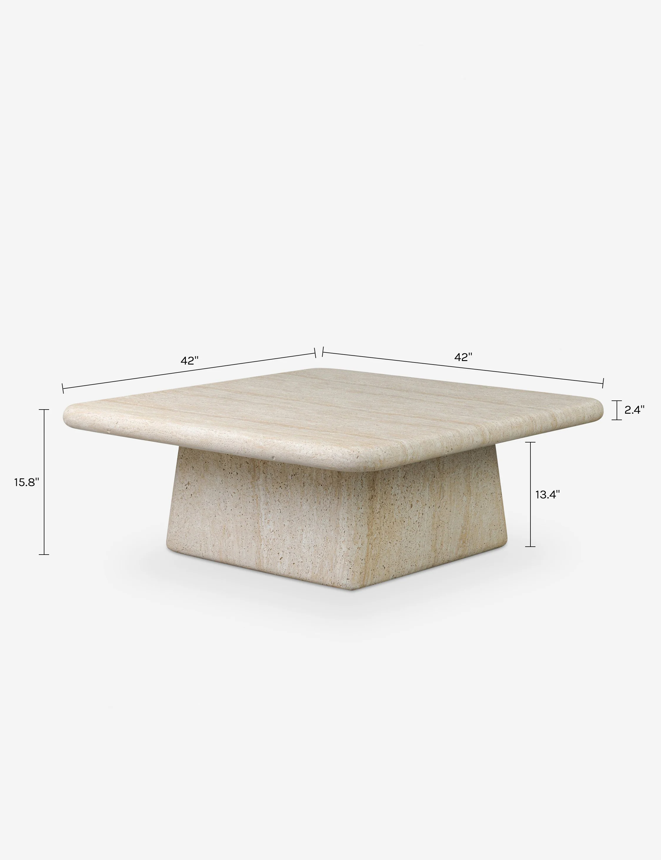 Dema Indoor / Outdoor Square Coffee Table - Image 7