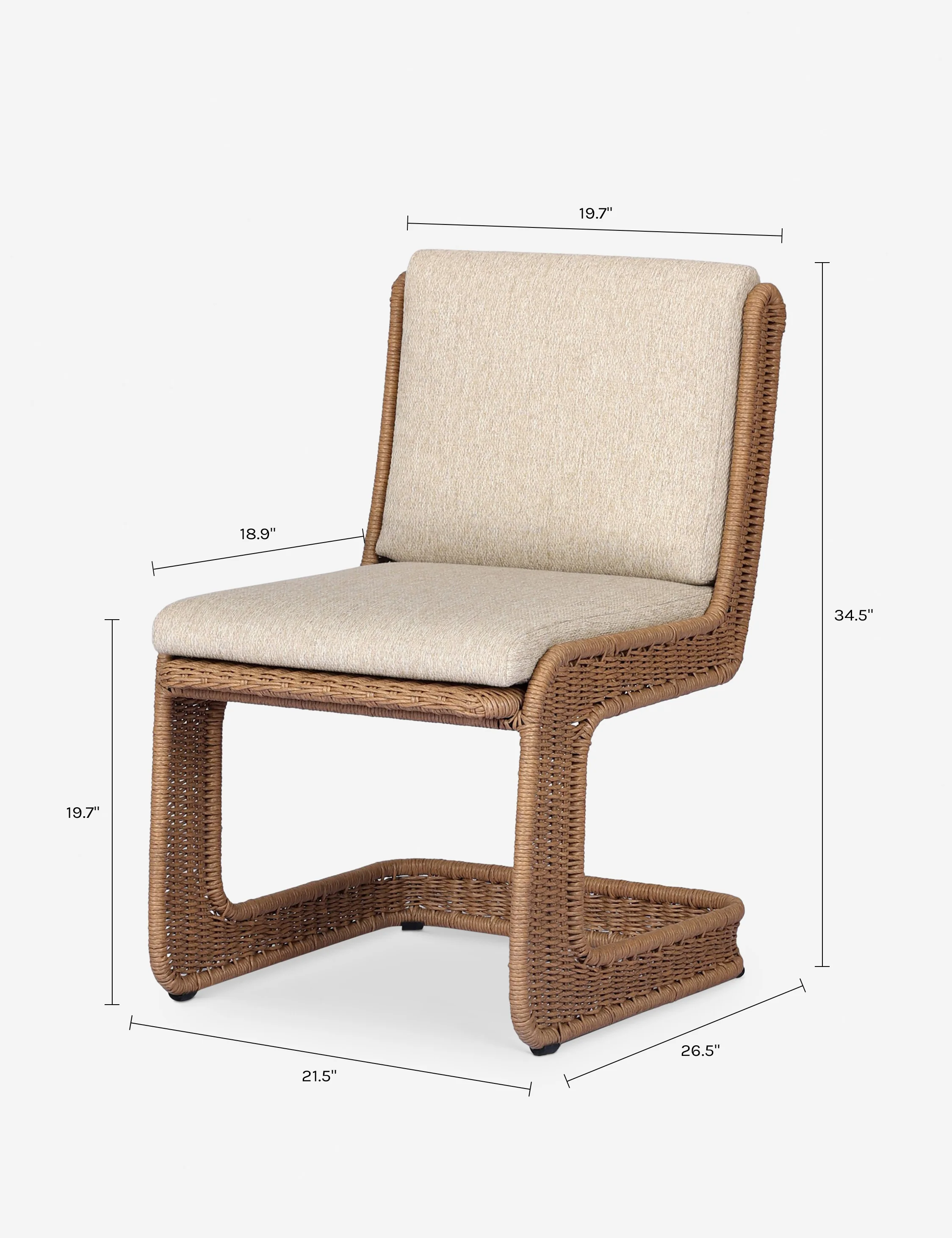 Ensley Outdoor Dining Chair - Image 8