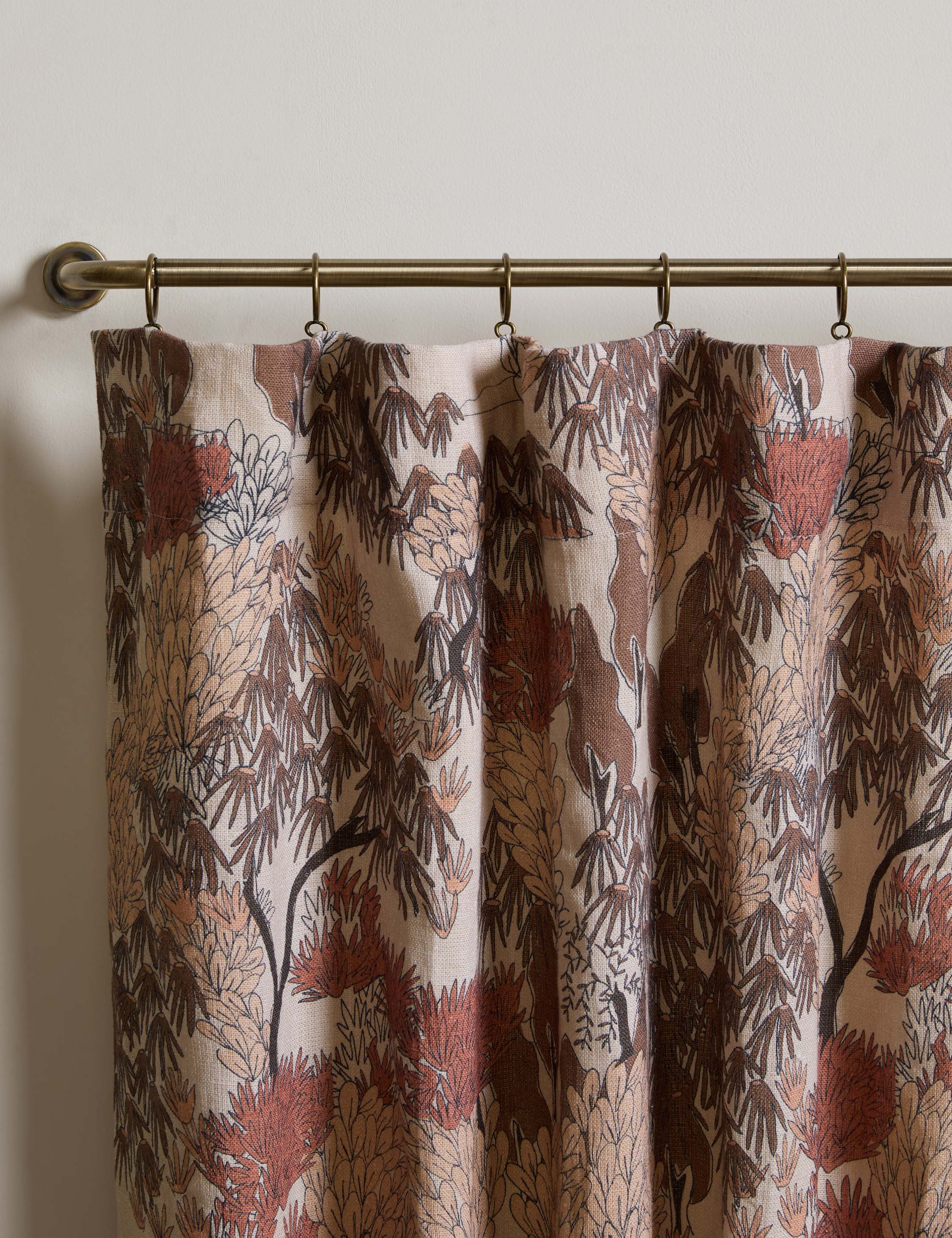 Garden Walk Linen Curtain Panel by Sarah Sherman Samuel - Image 7