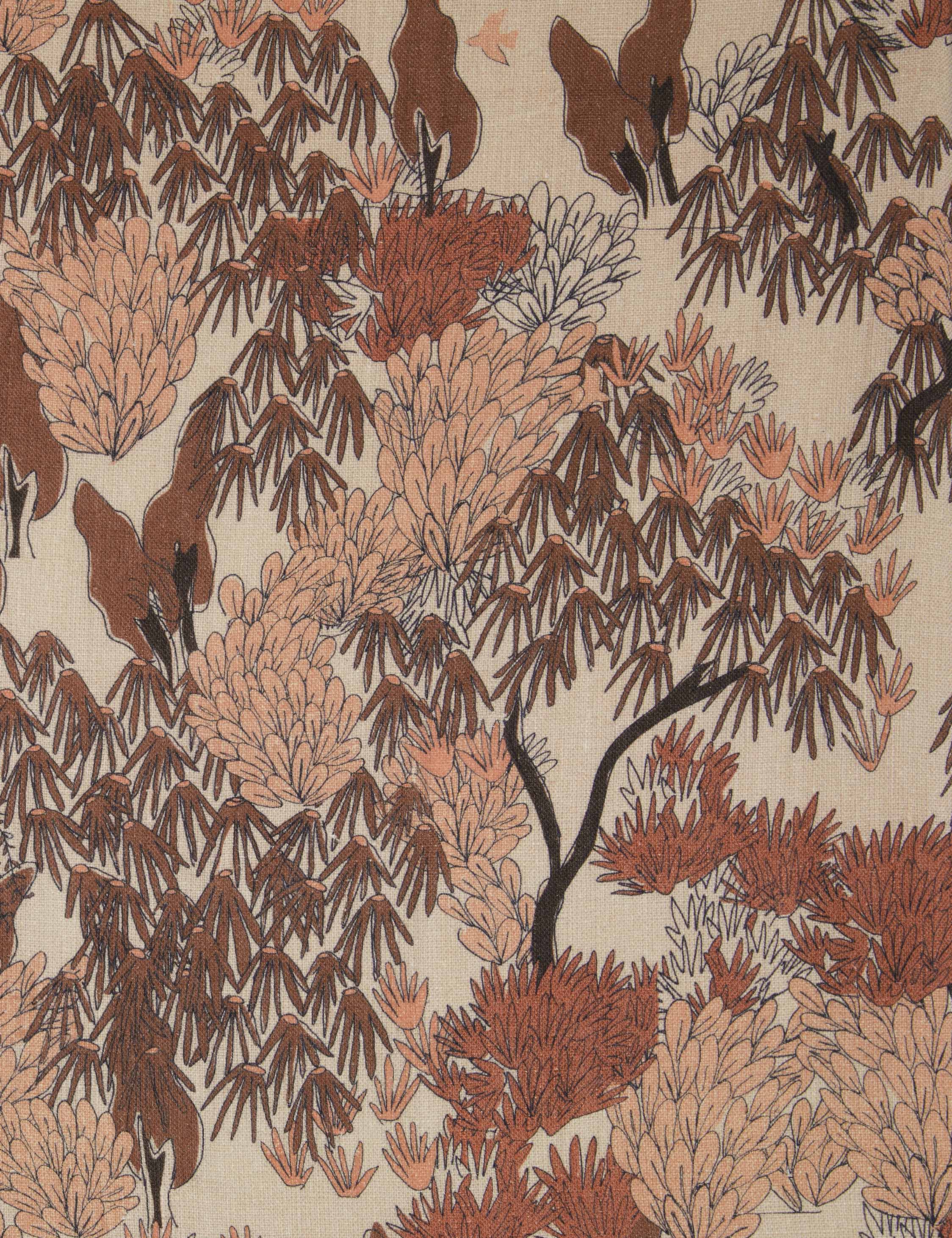 Garden Walk Linen Fabric by Sarah Sherman Samuel - Image 10