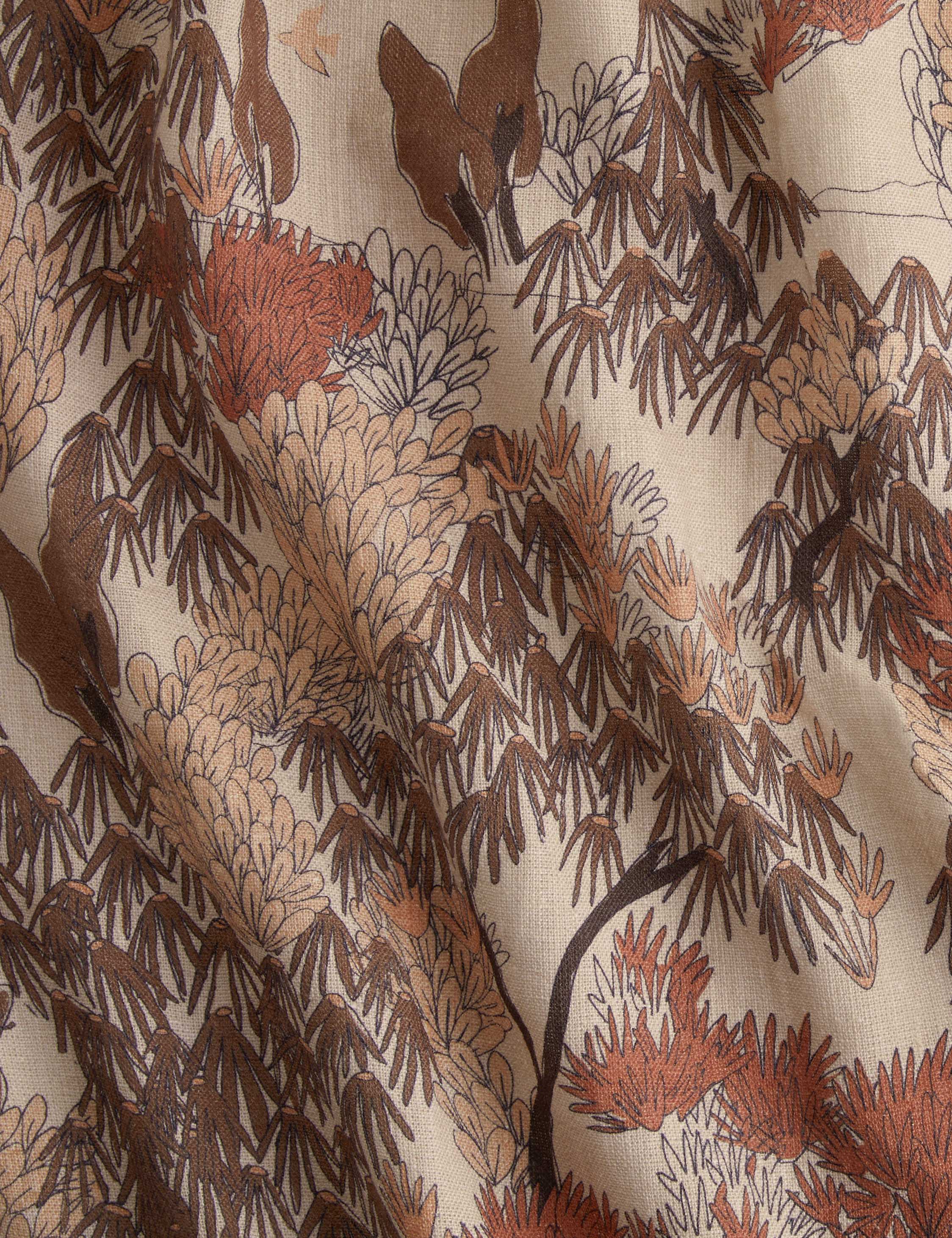 Garden Walk Linen Fabric by Sarah Sherman Samuel - Image 11