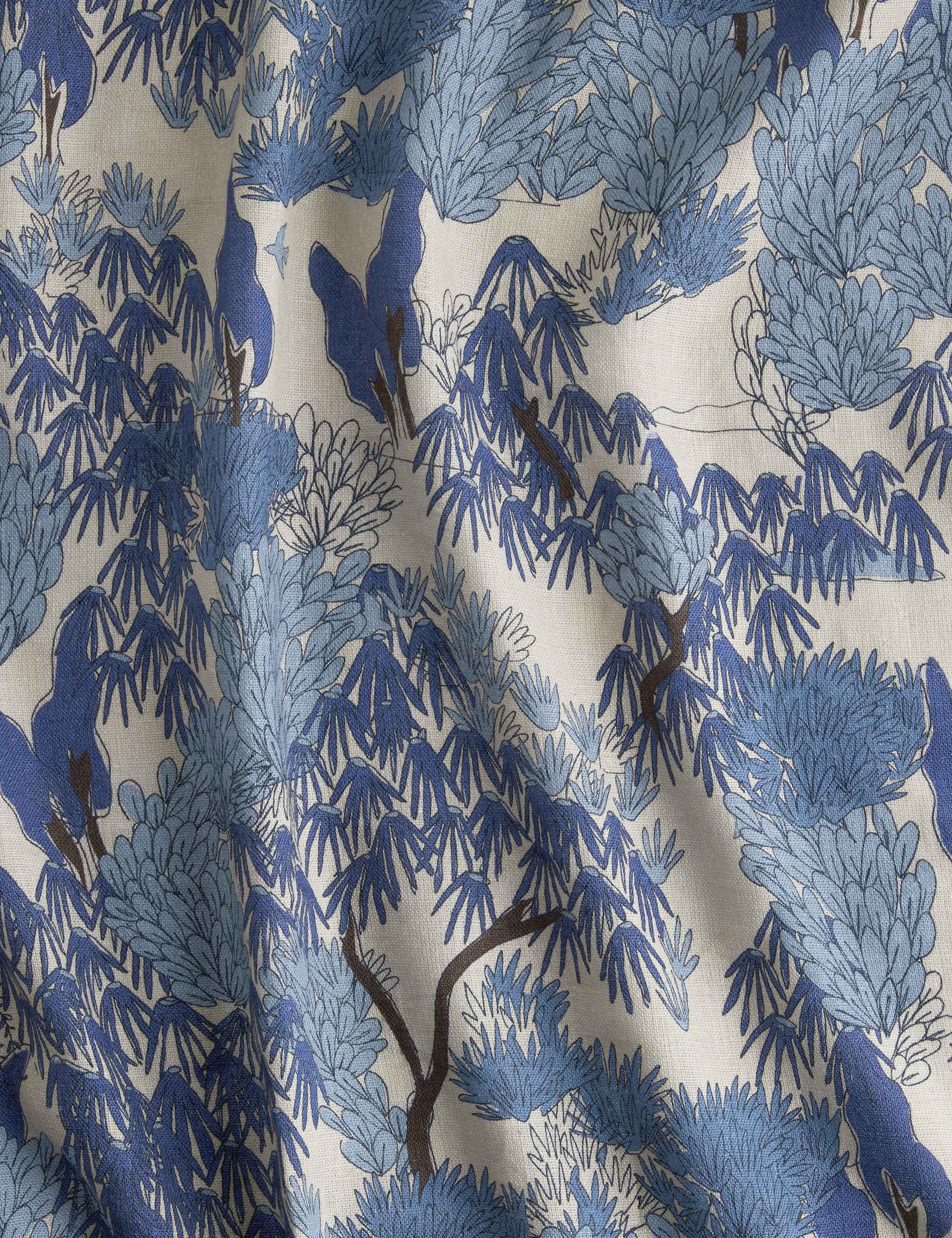 Garden Walk Linen Fabric by Sarah Sherman Samuel - Image 5
