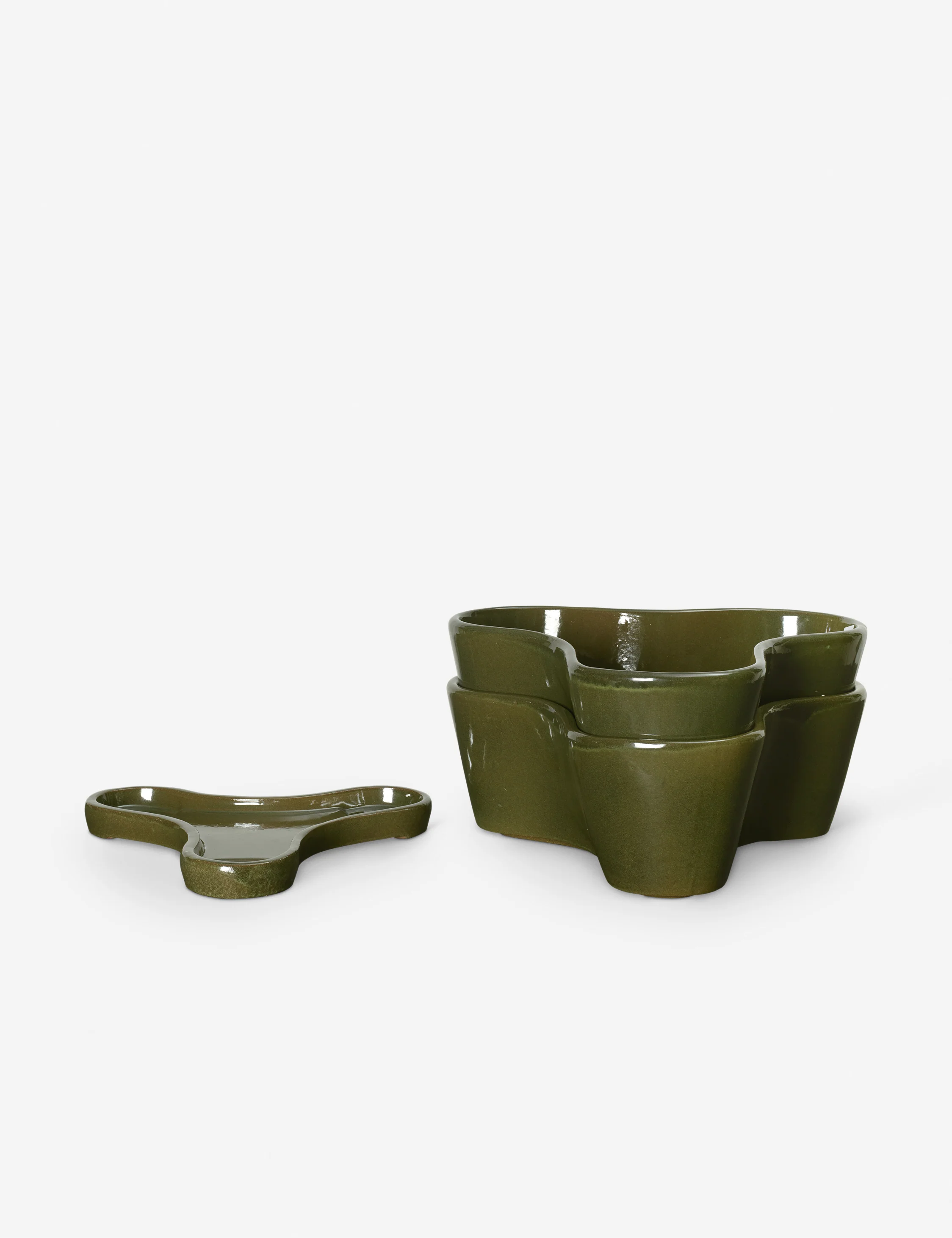 Gemi Stackable Planters (Set of 2) by Ferm Living - Image 2