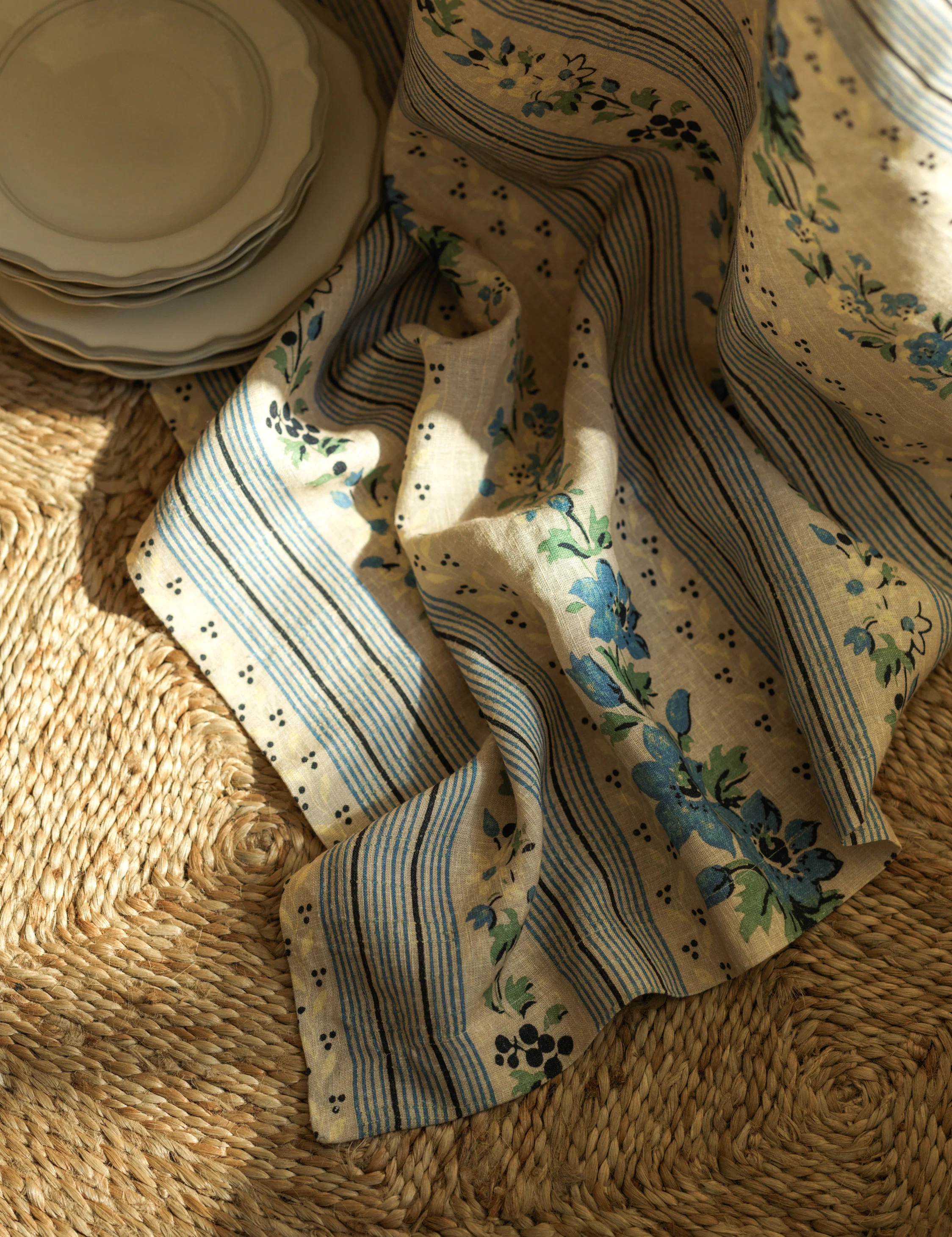 Golden Linen Tablecloth by Heidi Caillier - Image 6