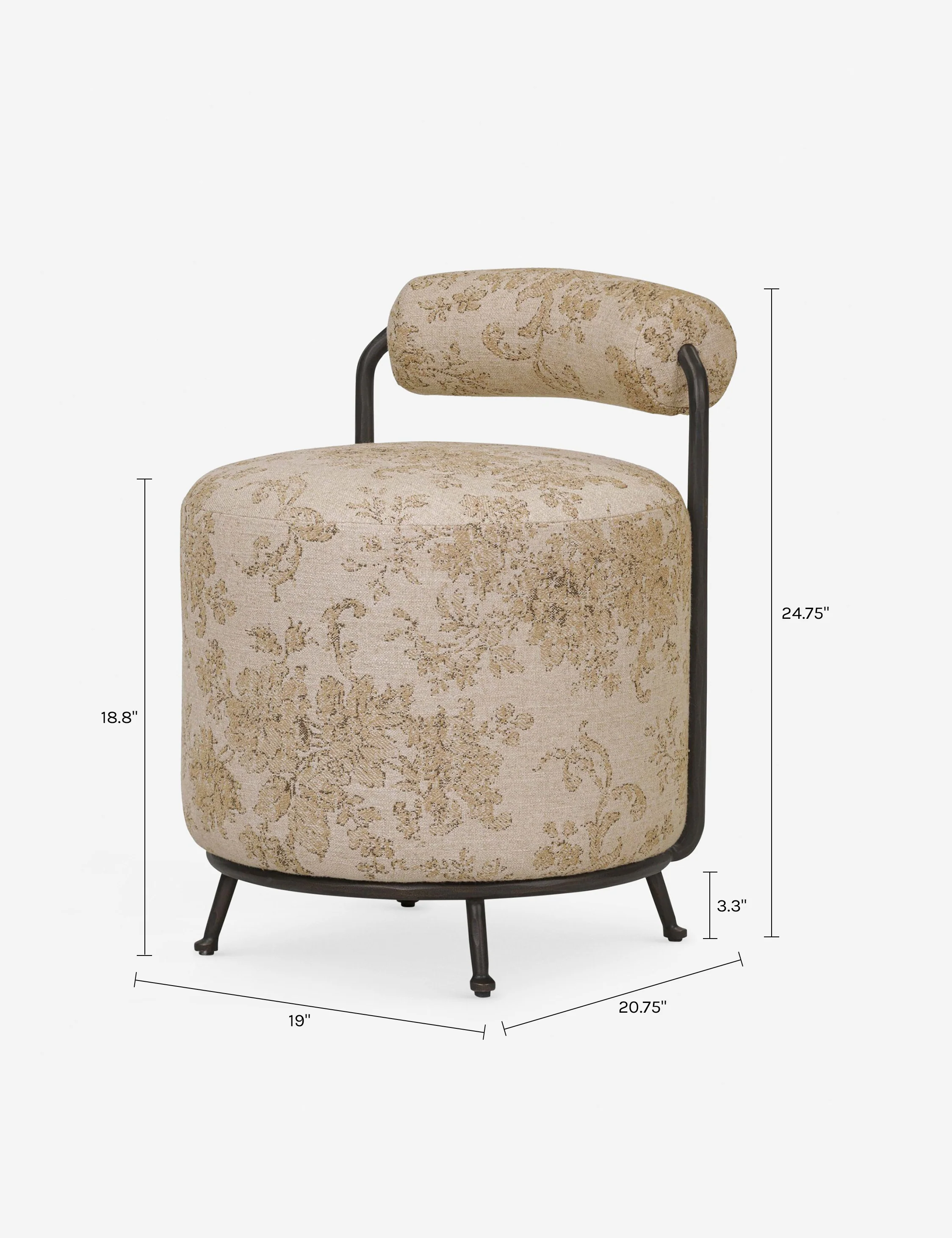 Gwendolyn Stool by Amber Lewis x Four Hands - Image 7