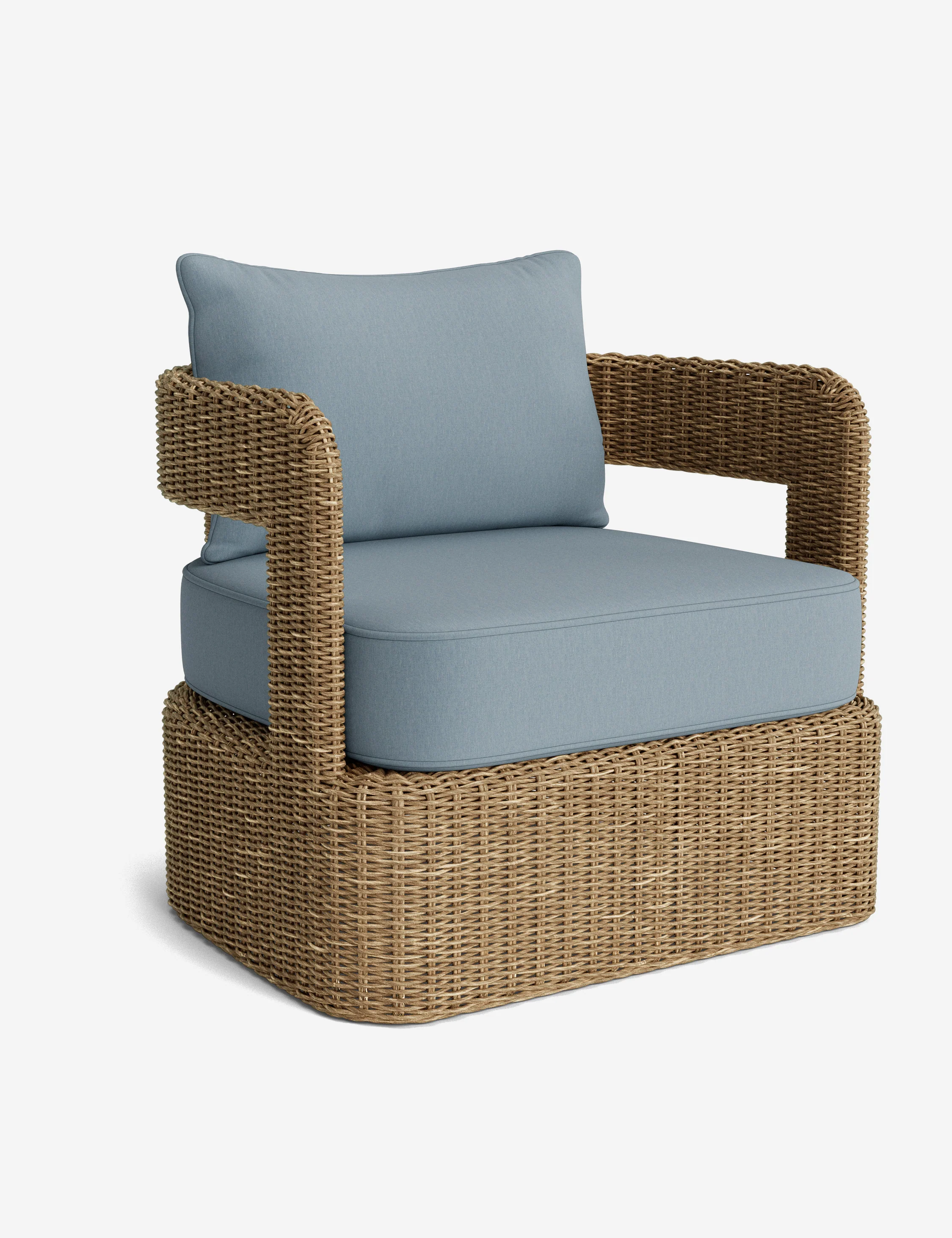 Hadler Outdoor Swivel Lounge Chair - Image 2