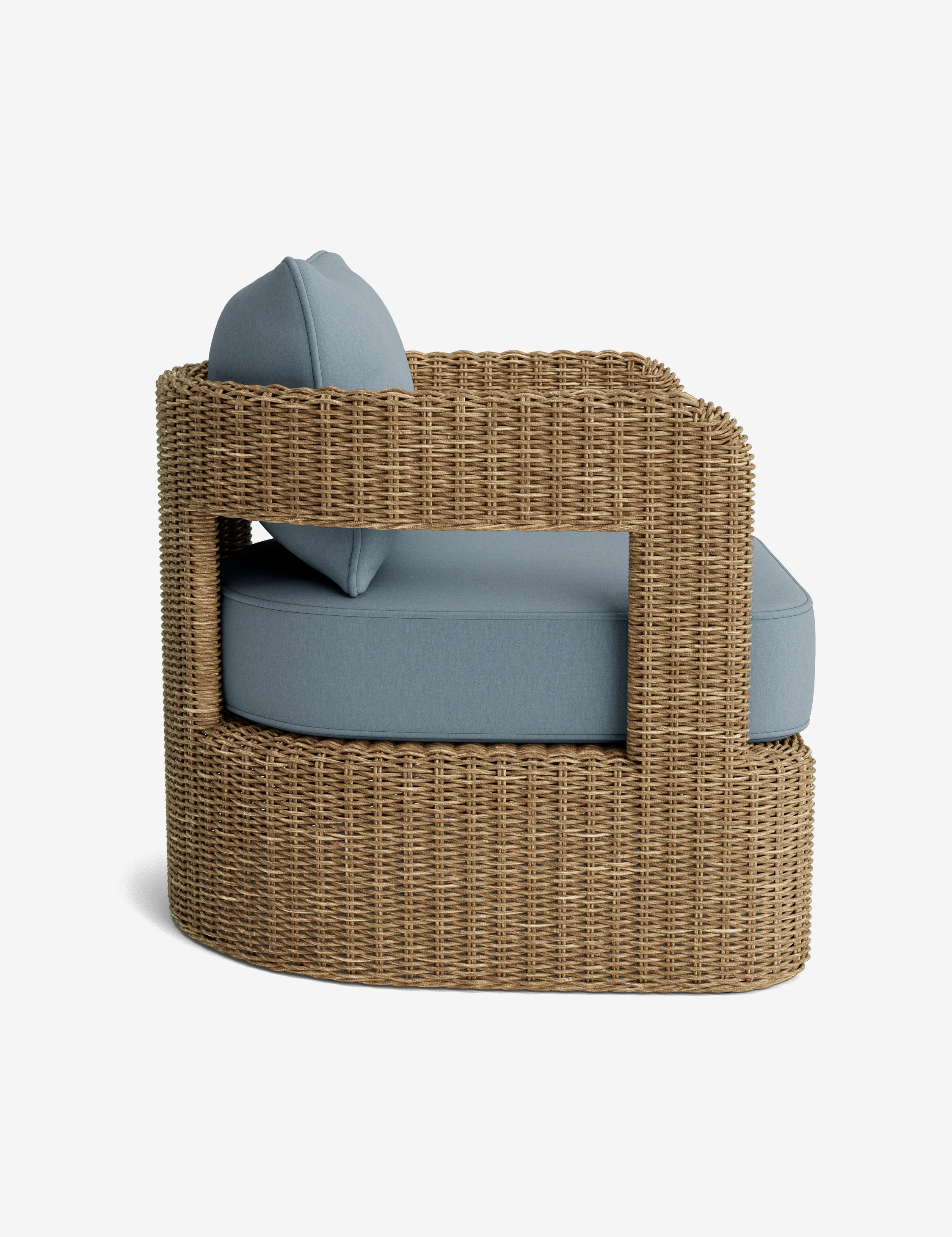 Hadler Outdoor Swivel Lounge Chair - Image 3