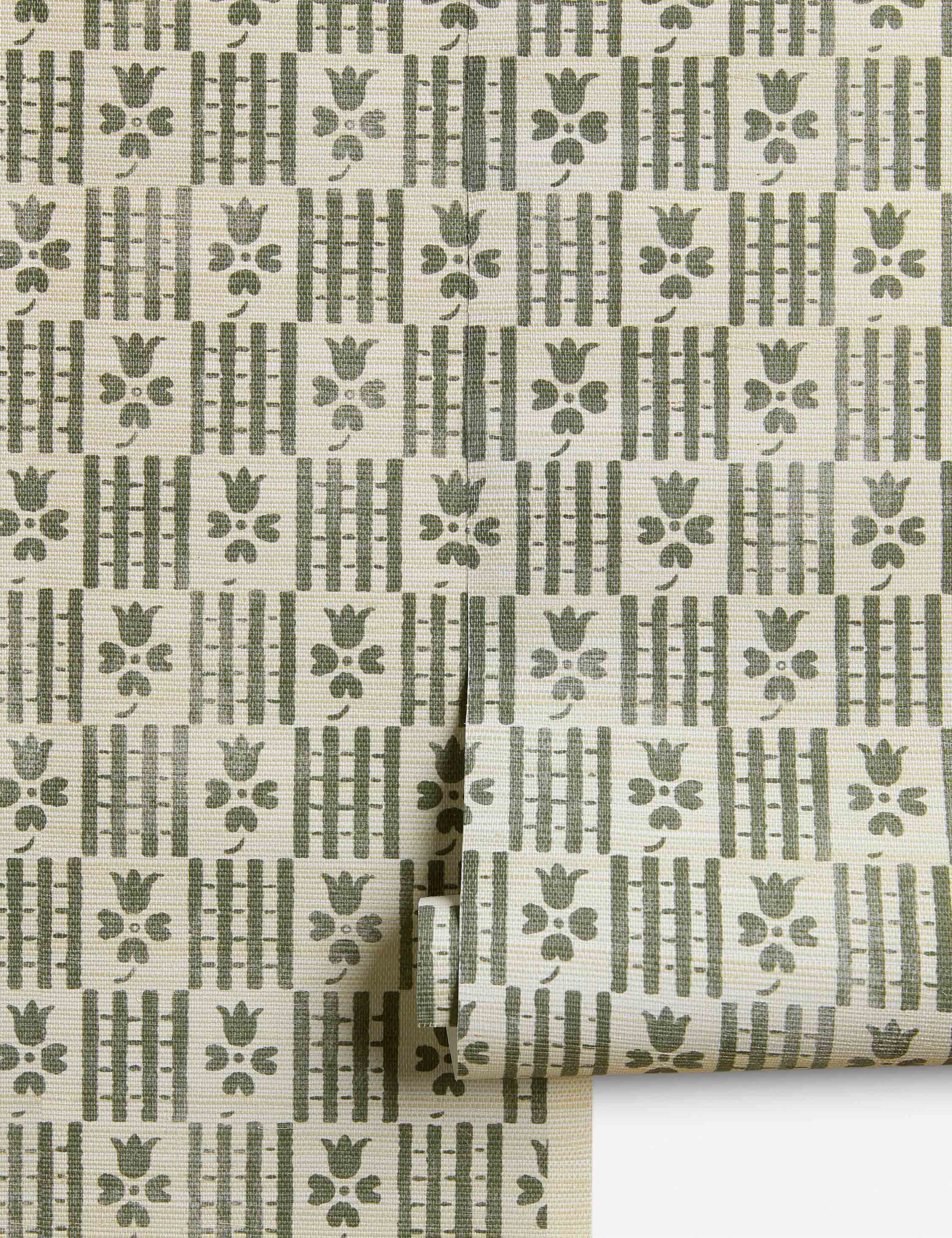 Hedra Grasscloth Wallpaper - Image 6