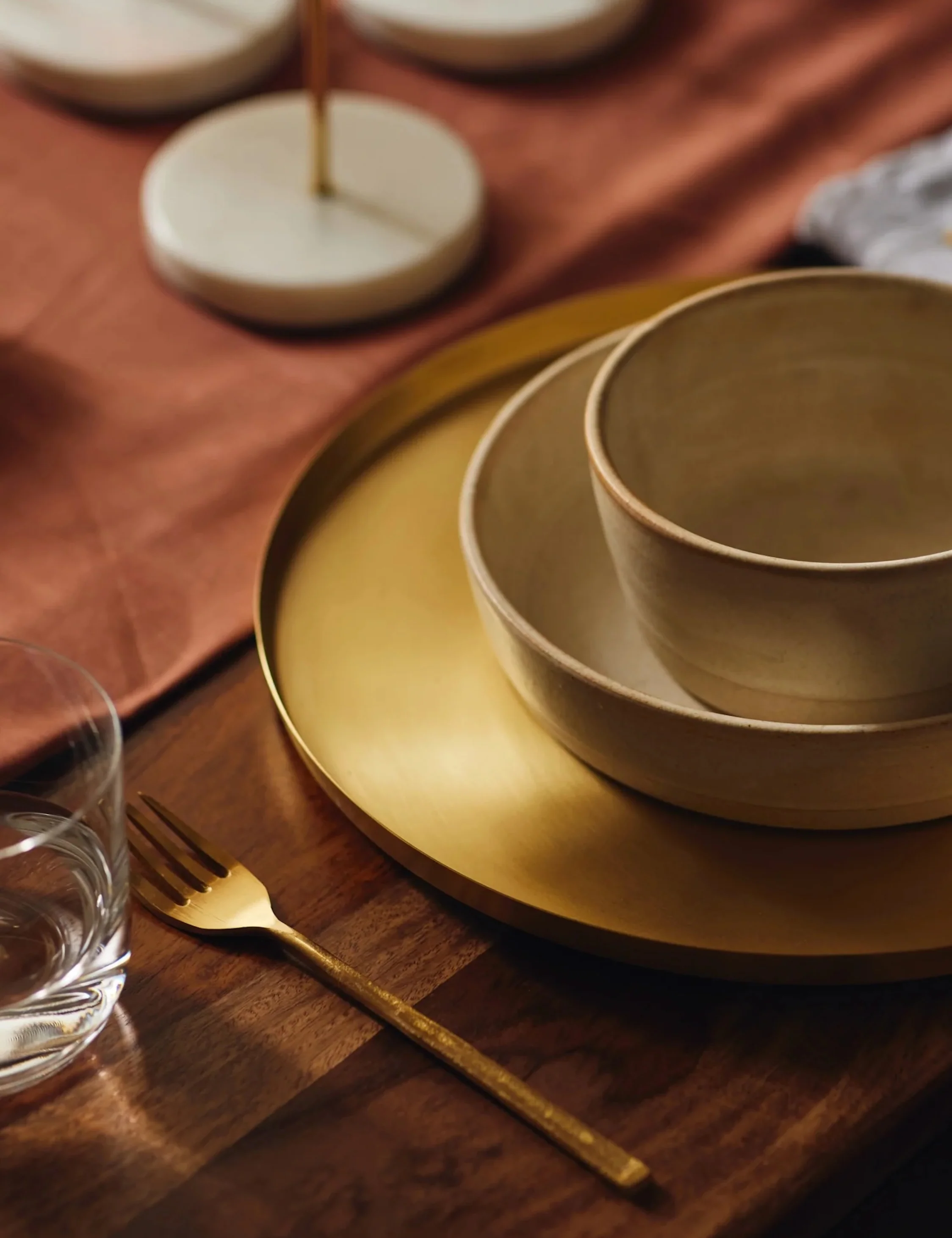 Heirloom Brass Serving Plate by Fleck - Image 3