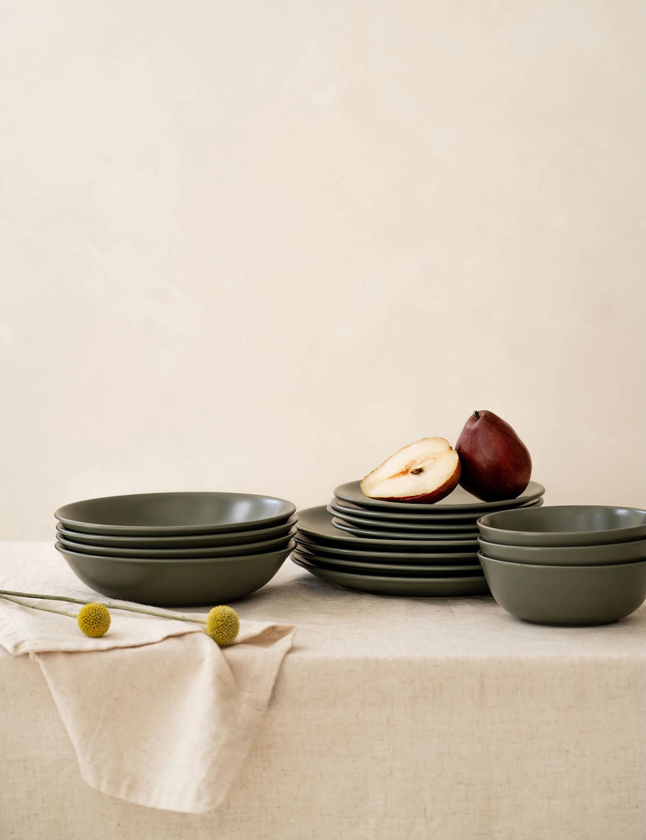 Heritage Stoneware Dinnerware by Hamkke - Image 2