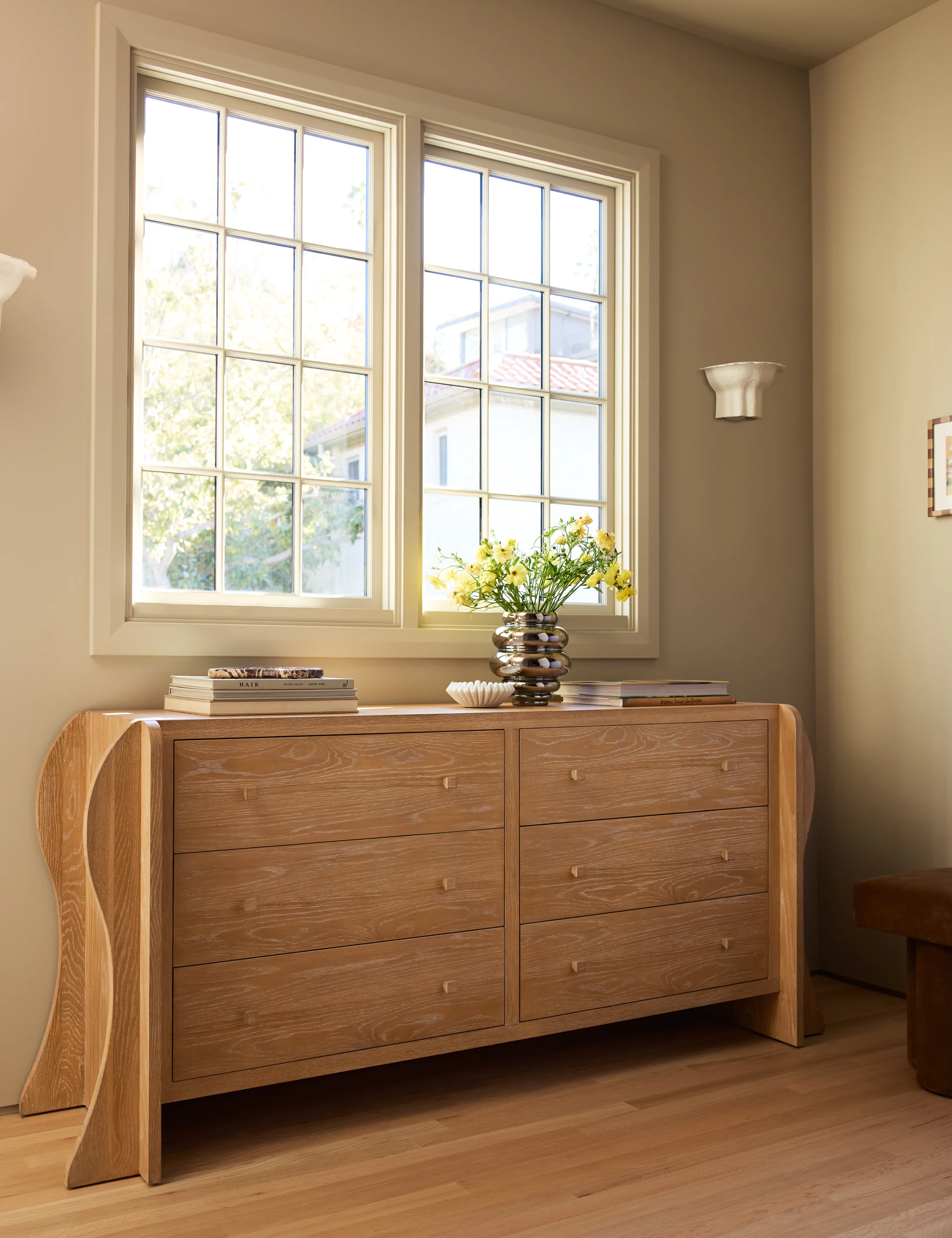 Hourglass Collection by Sarah Sherman Samuel Wood Swatch - Image 2