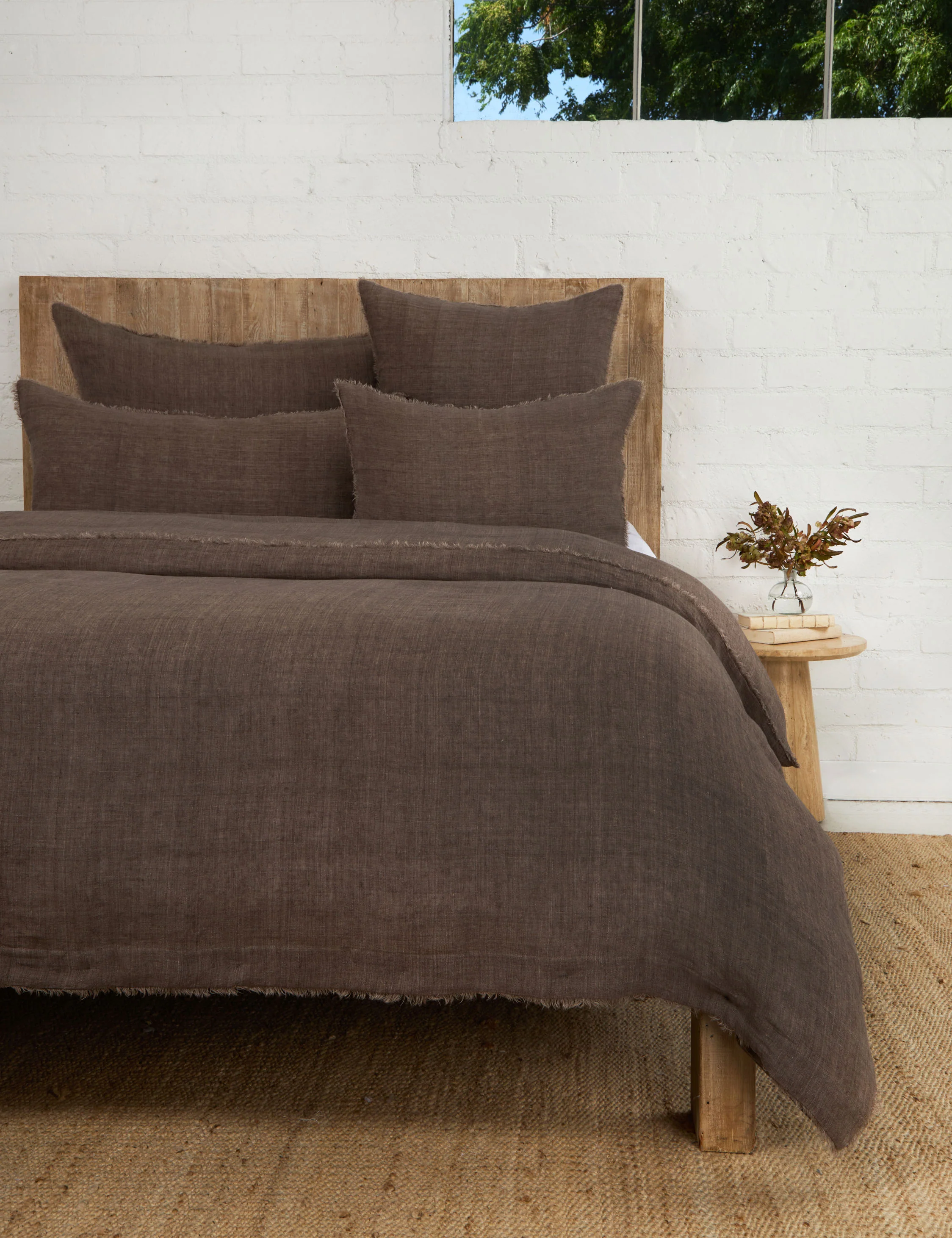 Hunter Linen Duvet Cover by Pom Pom at Home - Image 7