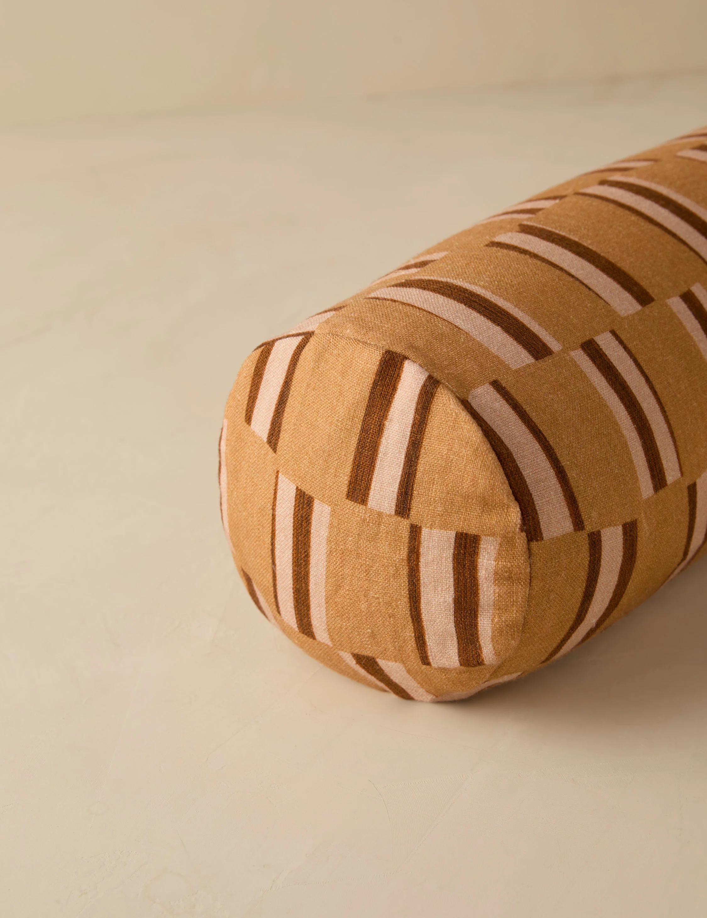 Ikoni Linen Long Bolster Pillow by Sarah Sherman Samuel - Image 4
