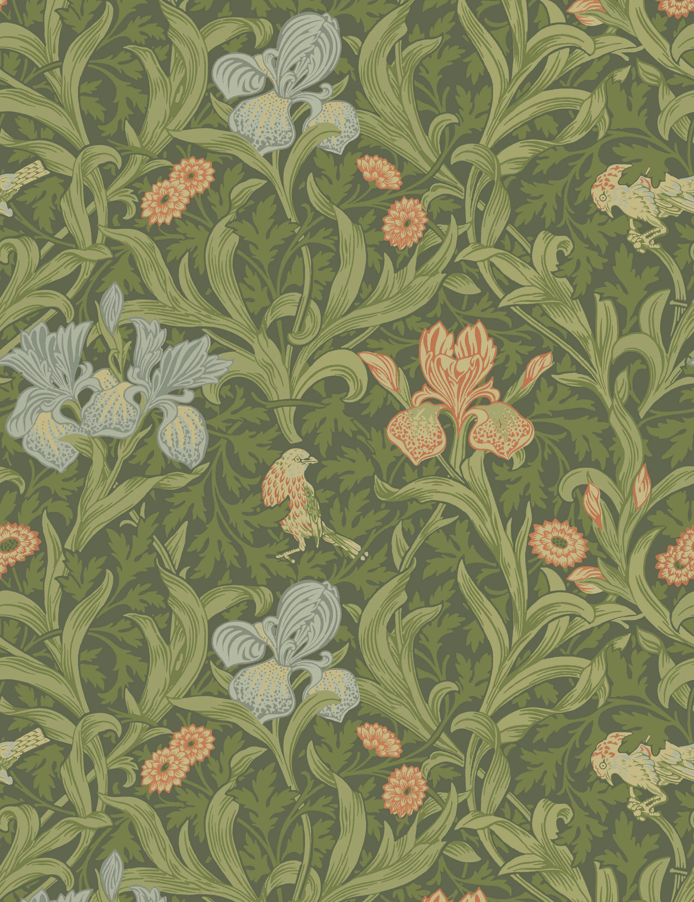 Iris Wallpaper by Morris & Co. - Image 6