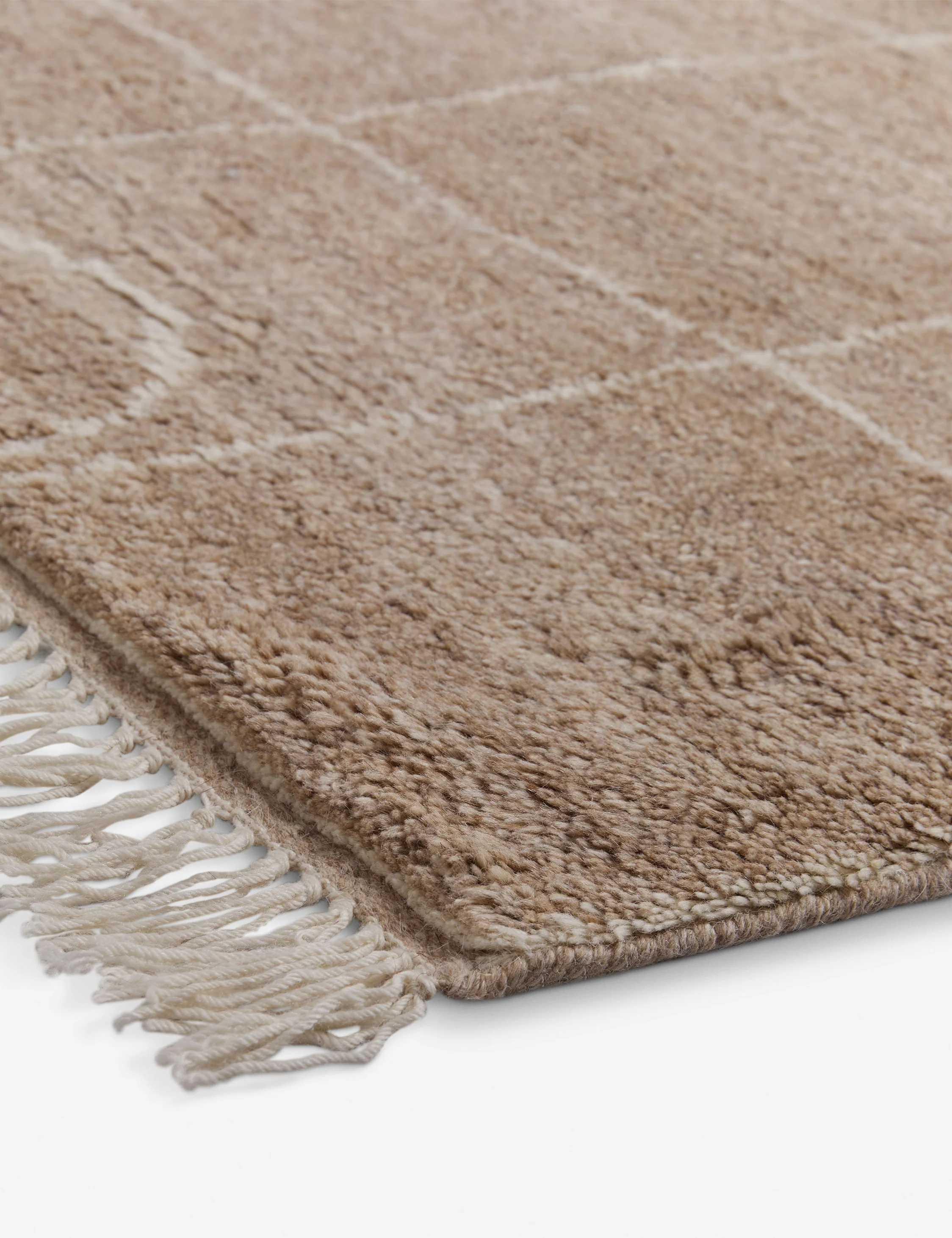 Irregular Grid Hand-Knotted Wool Rug by Sarah Sherman Samuel - Image 19
