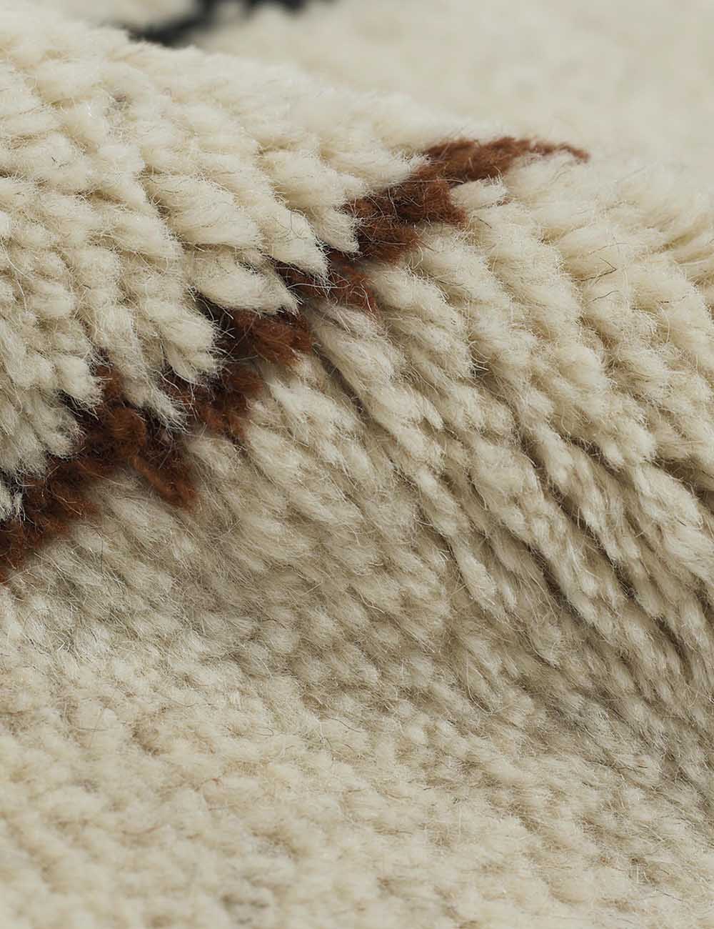 Irregular Grid Hand-Knotted Wool Rug by Sarah Sherman Samuel - Image 8