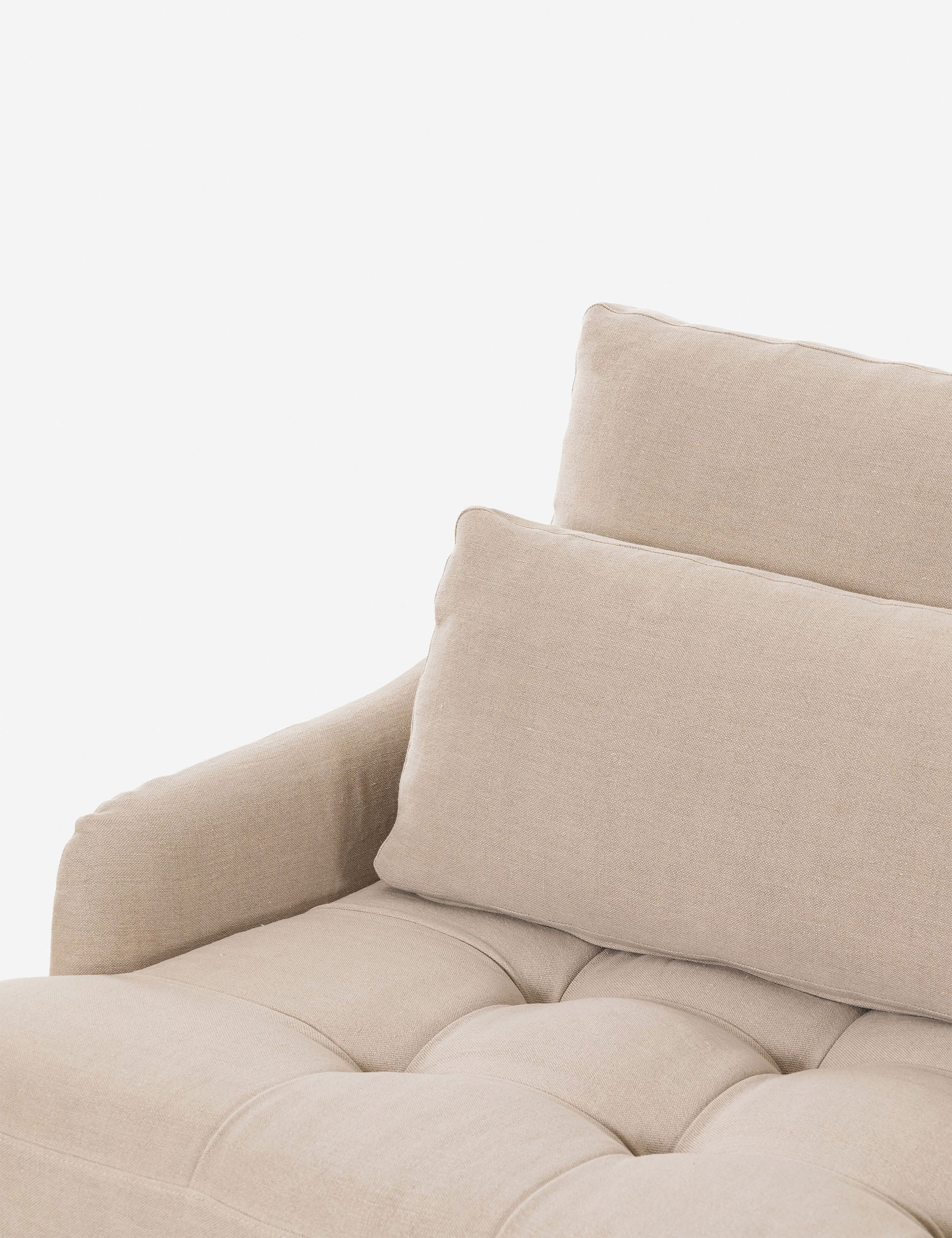 Keena Slipcover Sofa by Amber Lewis x Four Hands - Image 8