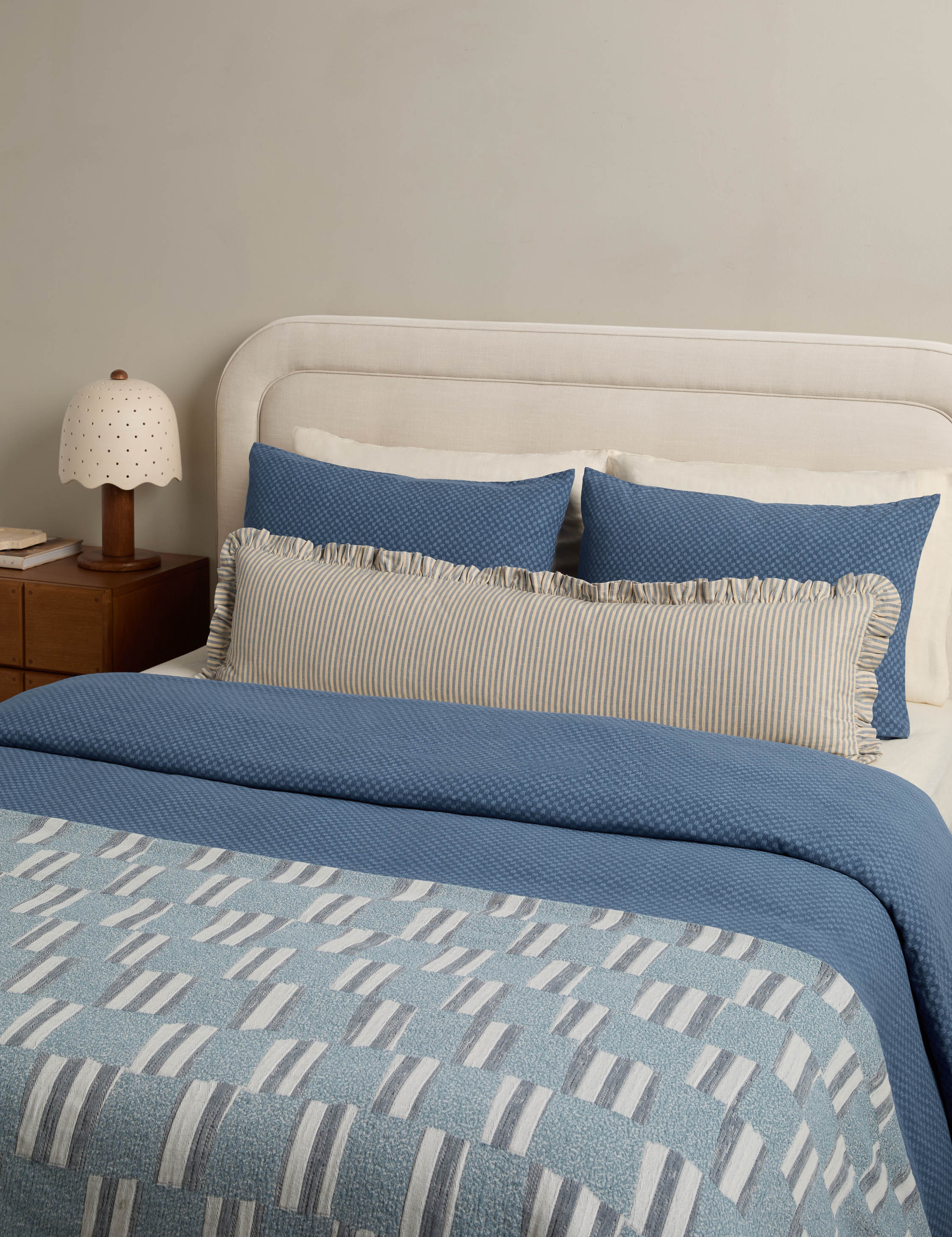 Kuvio Linen Cotton Duvet Cover by Sarah Sherman Samuel - Image 4
