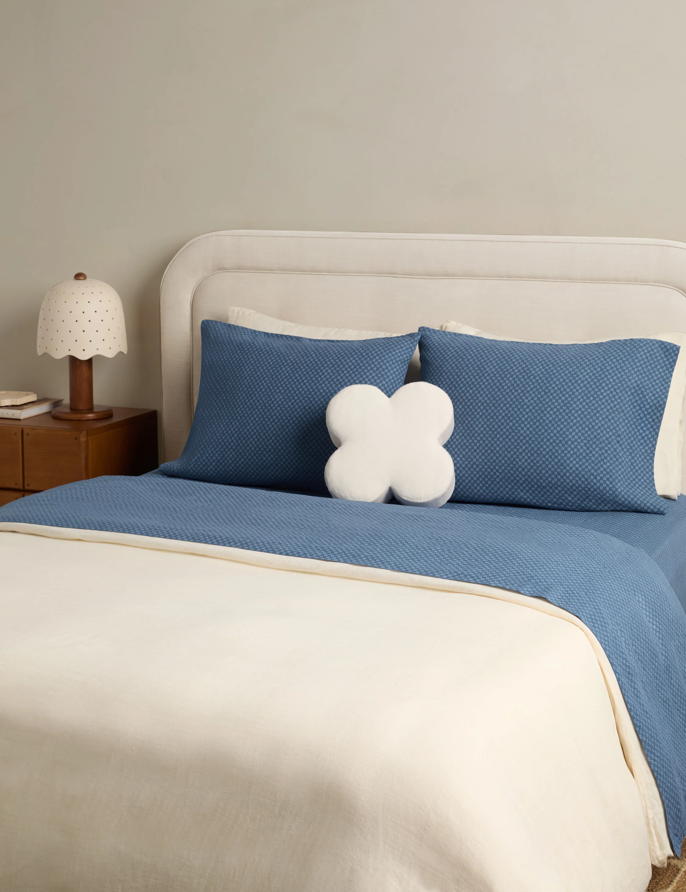 Kuvio Linen Cotton Sheet Set by Sarah Sherman Samuel - Image 4