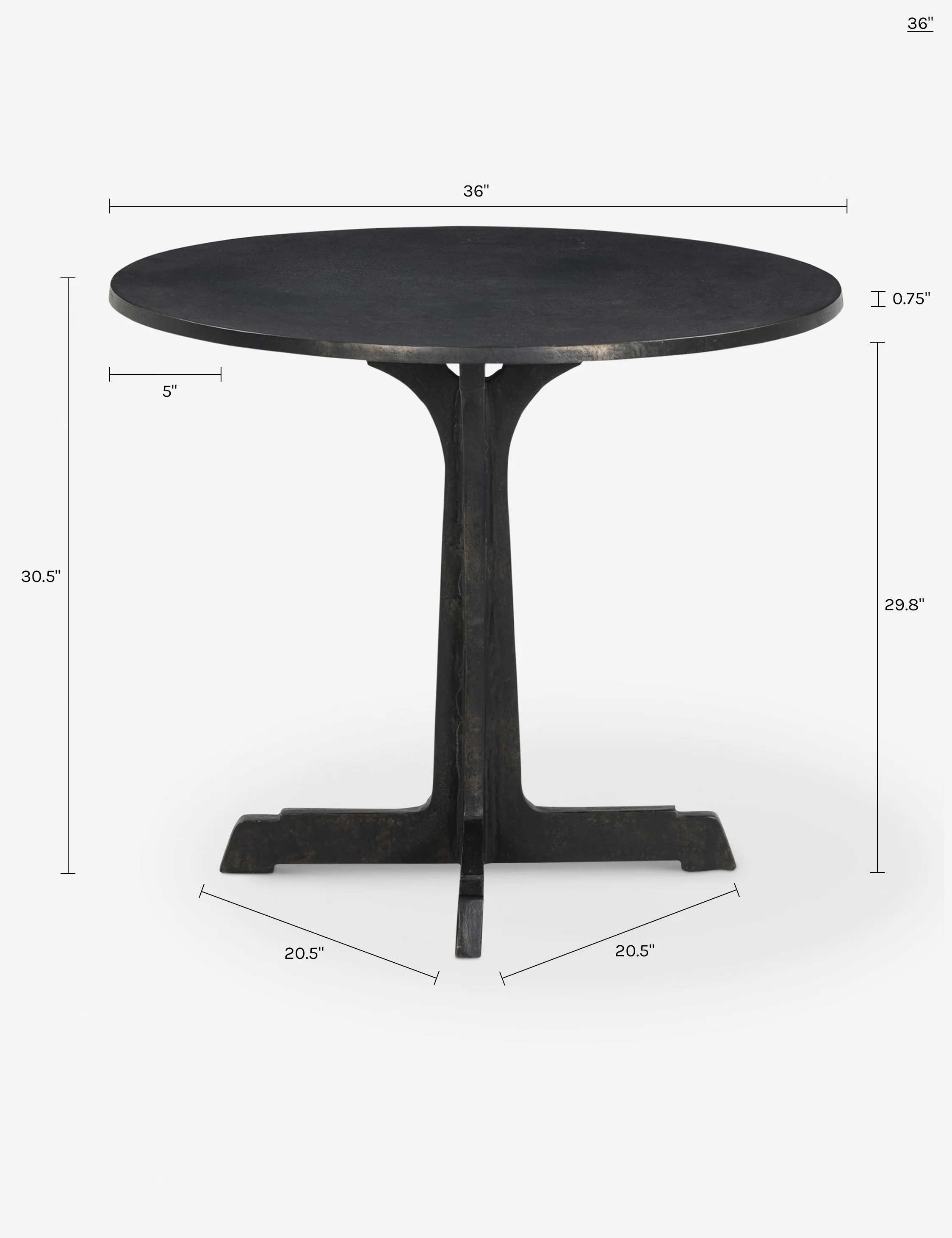 Lacasa Outdoor Round Dining Table - Image 6