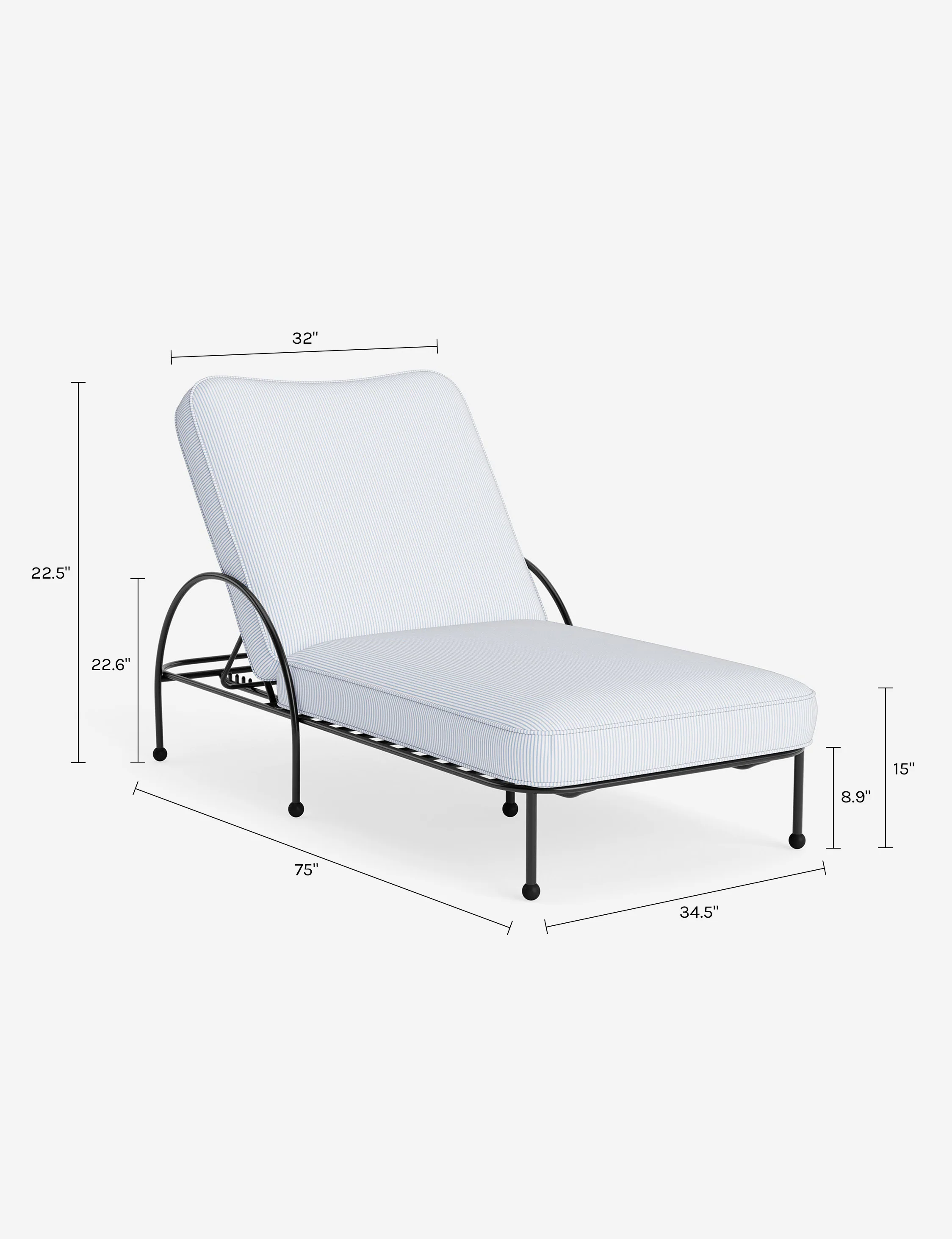 Lanata Outdoor Chaise - Image 89